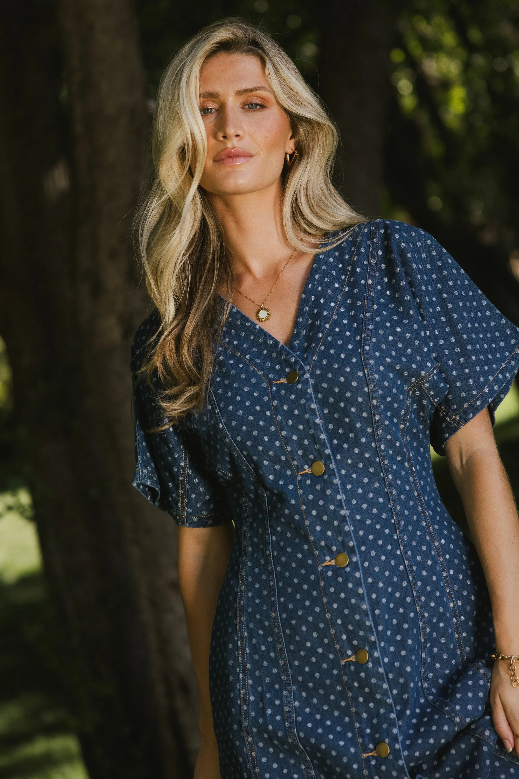 Otis Polka Dot Maxi Dress sold by bohme product image thumbnail 2