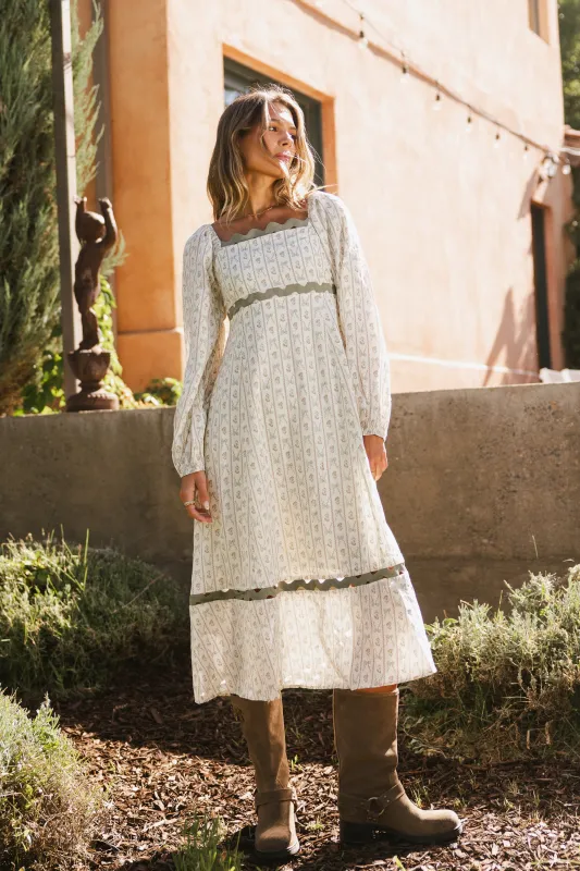 Mylo Bow Midi Dress sold by bohme