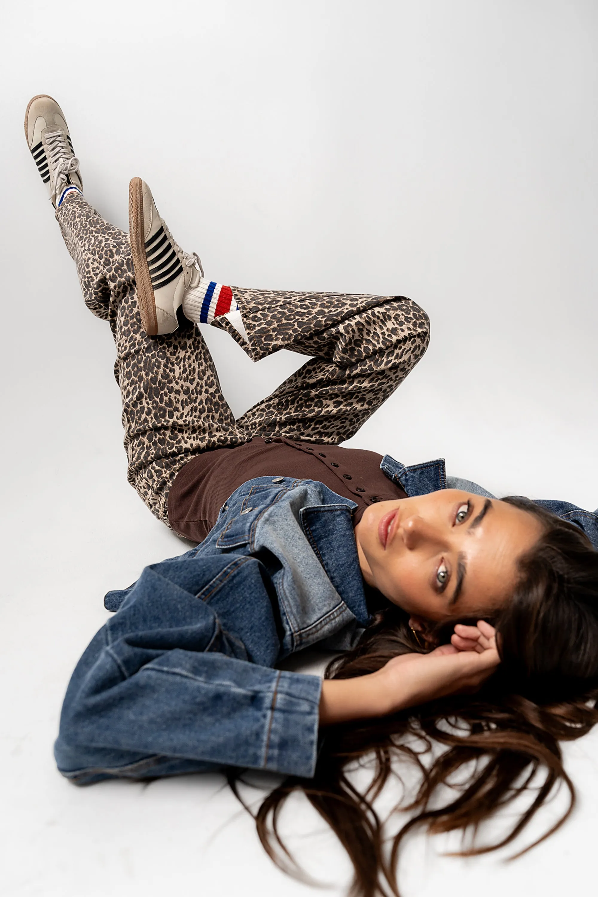 Stevie Striped Sneaker in Black sold by bohme product image thumbnail 4