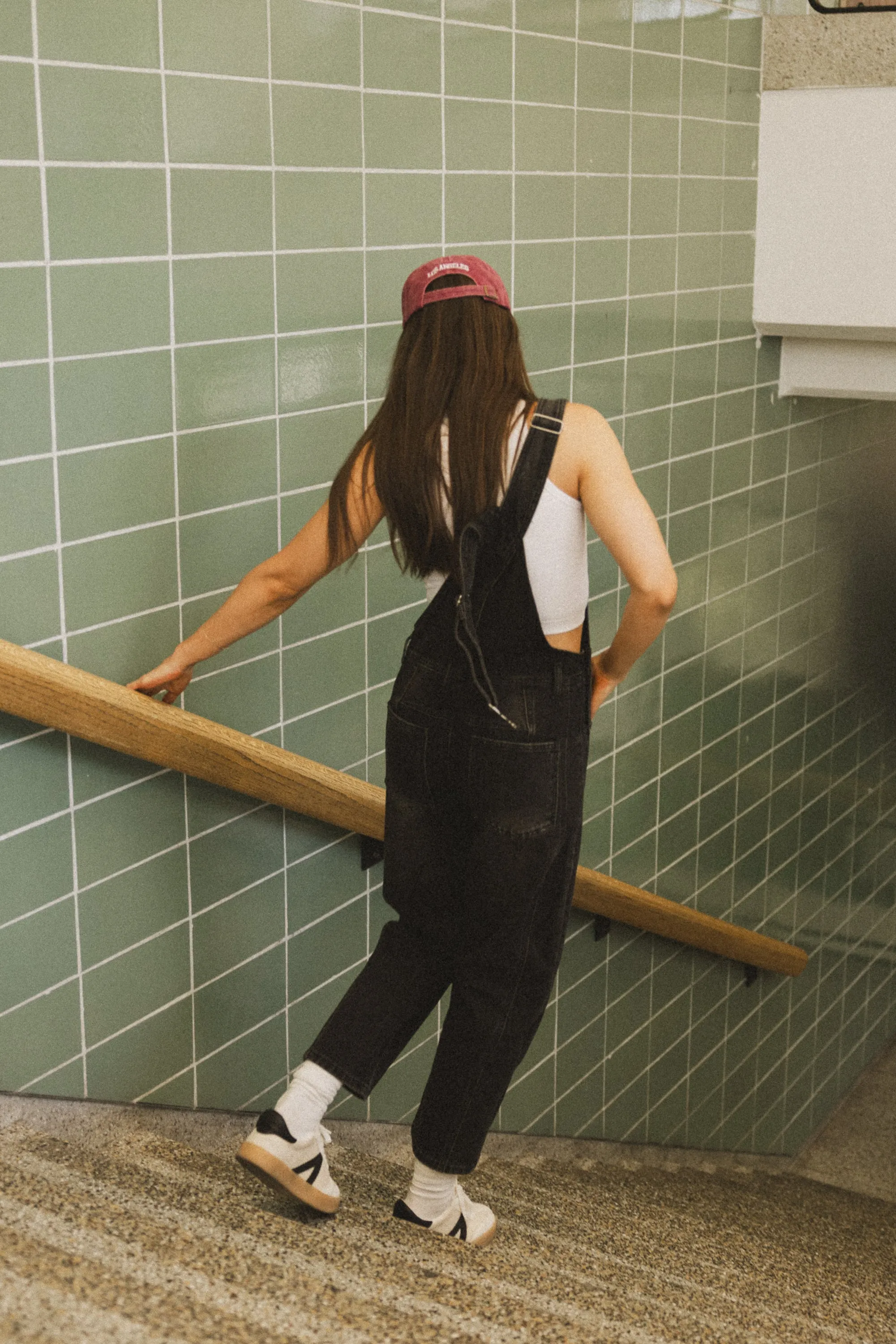 Tansy Denim Overalls in Black sold by bohme product image thumbnail 2