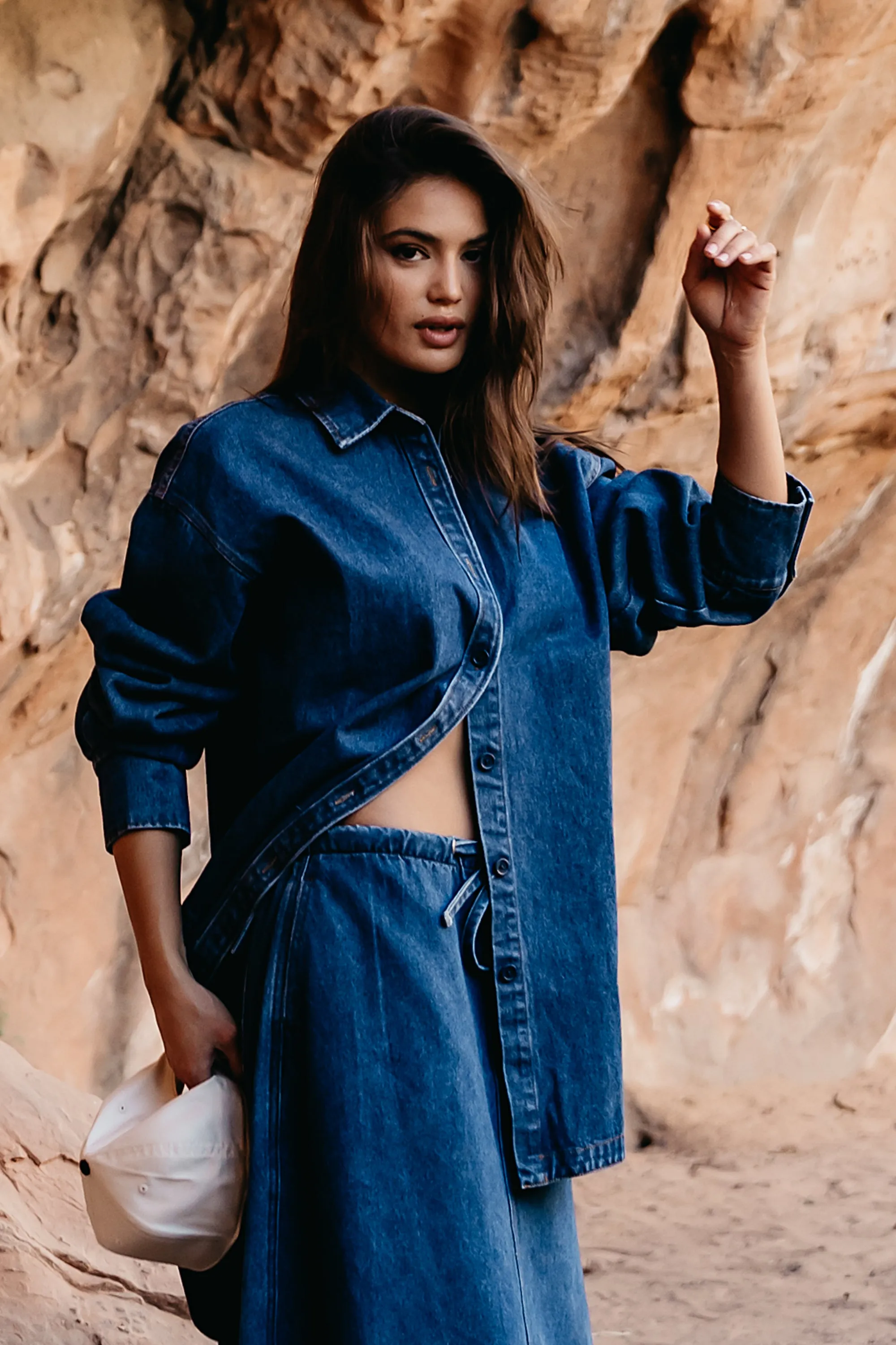 Maddy Oversized Button Up sold by bohme product image thumbnail 5