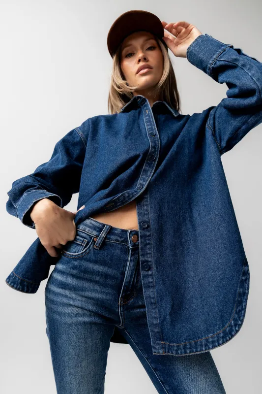 Maddy Oversized Button Up sold by bohme