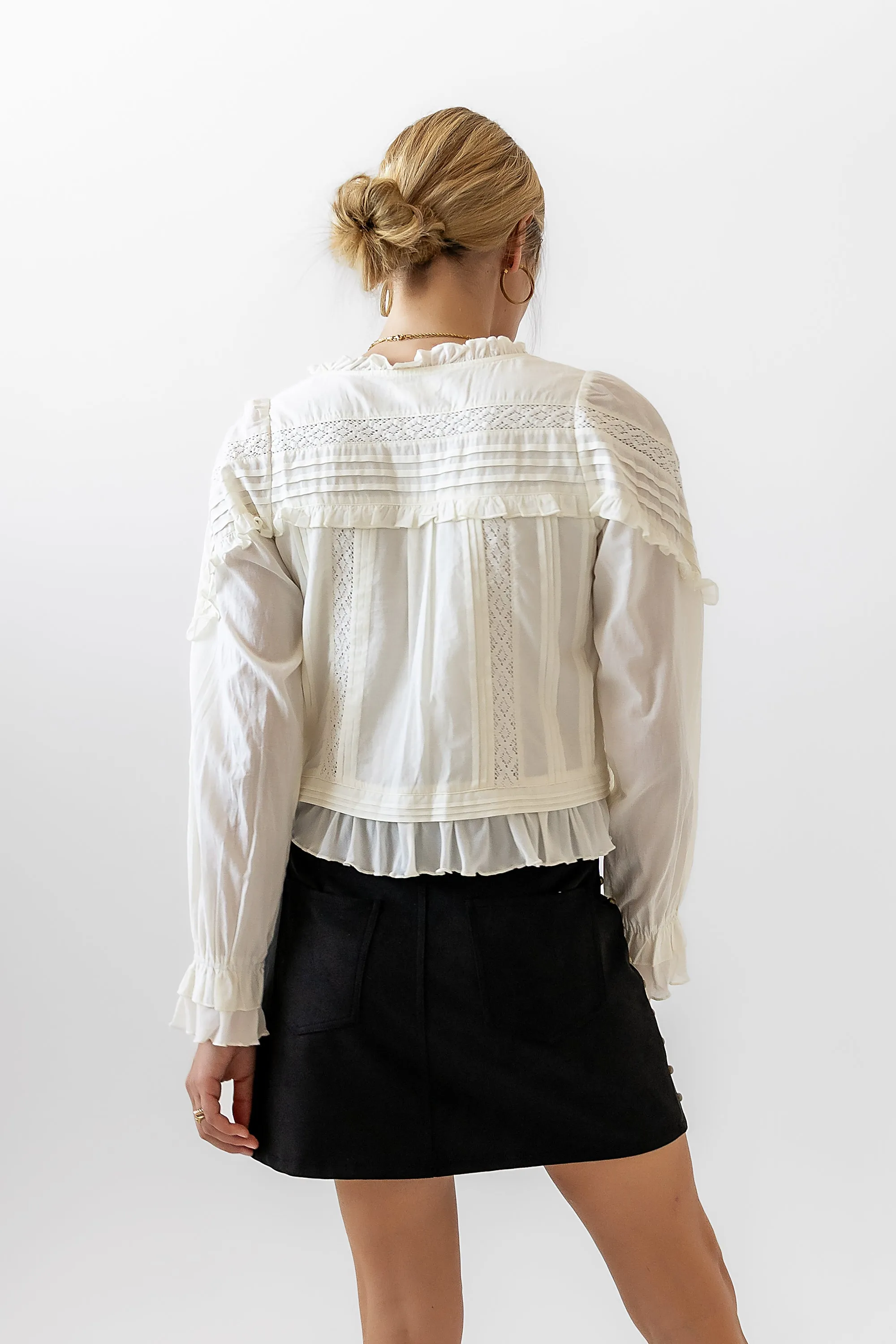 True Ruffle Blouse - FINAL SALE sold by bohme product image thumbnail 5