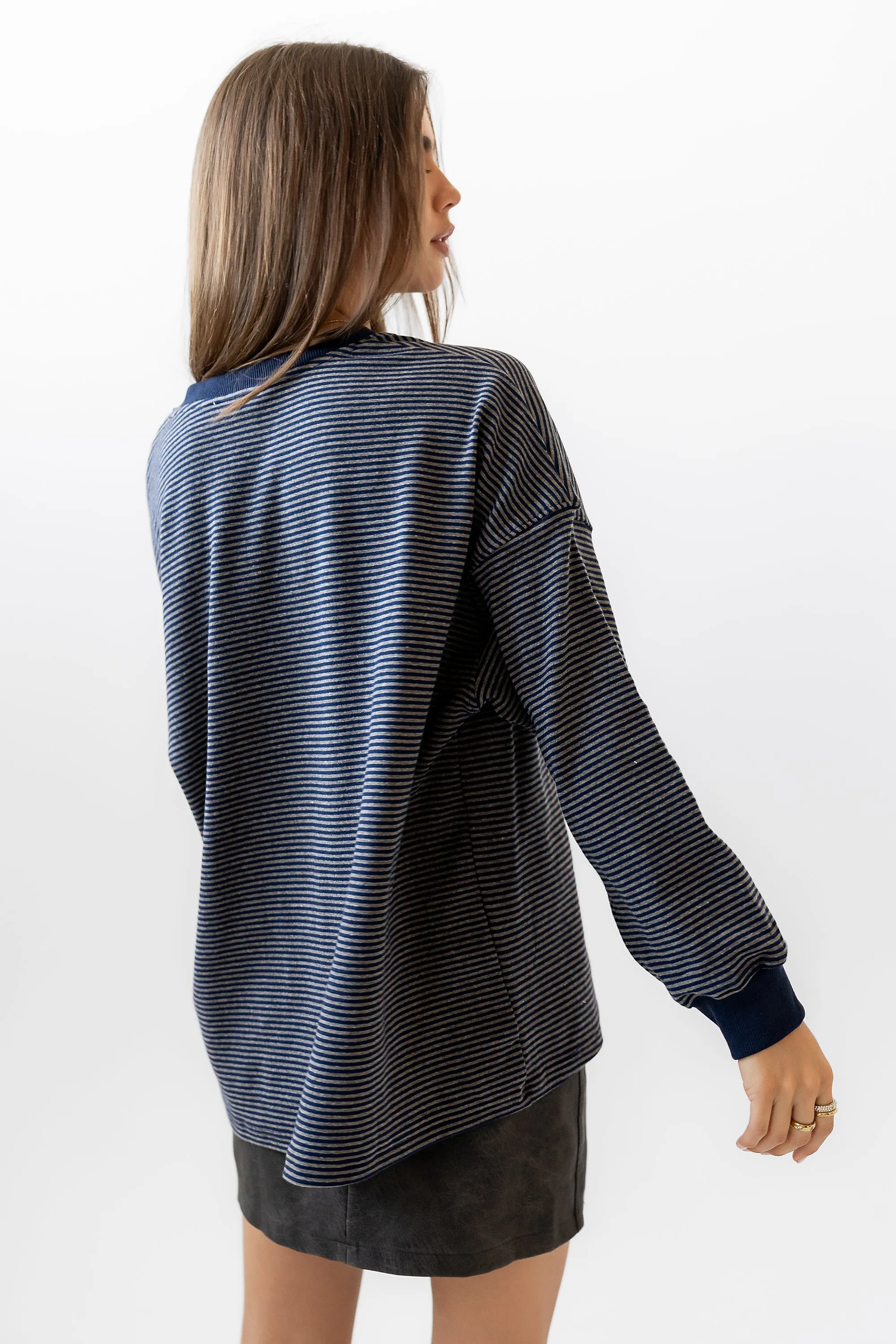 Skye Oversized Striped Top sold by bohme product image thumbnail 3