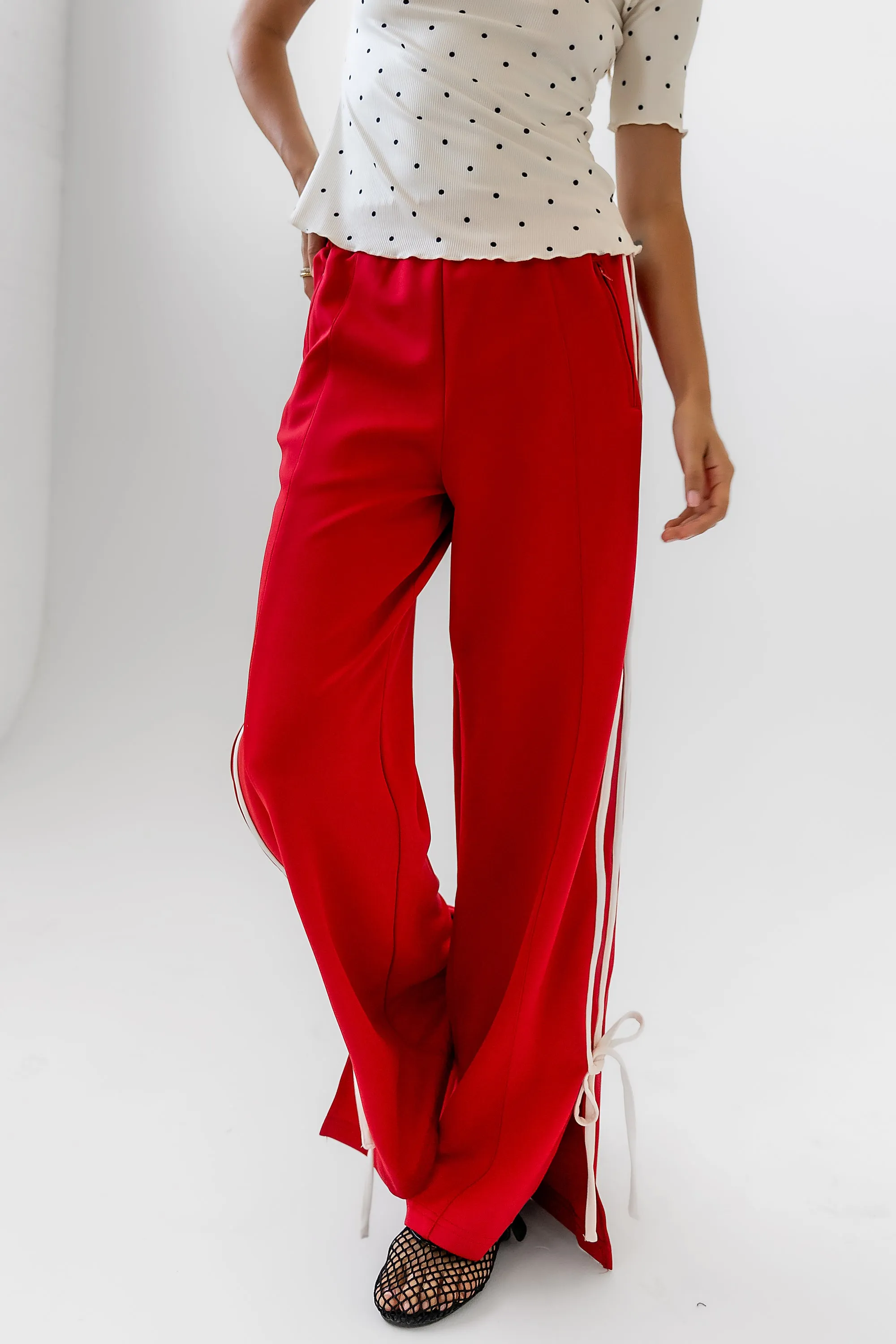 Astrid Track Pants in Red sold by bohme product image thumbnail 3