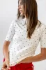 Jude Polka Dot Top sold by bohme