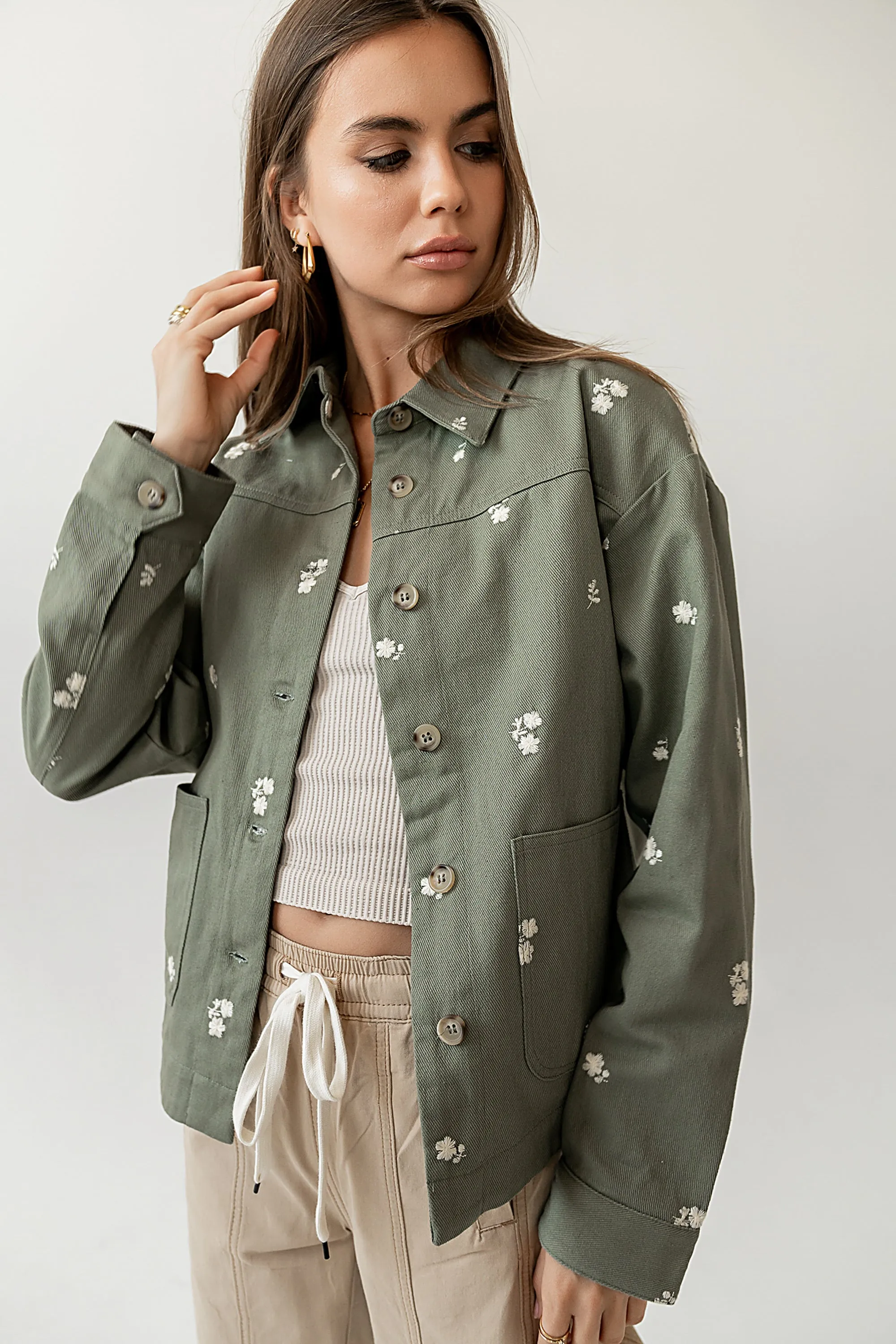 Skyler Embroidered Jacket sold by bohme product image thumbnail 5