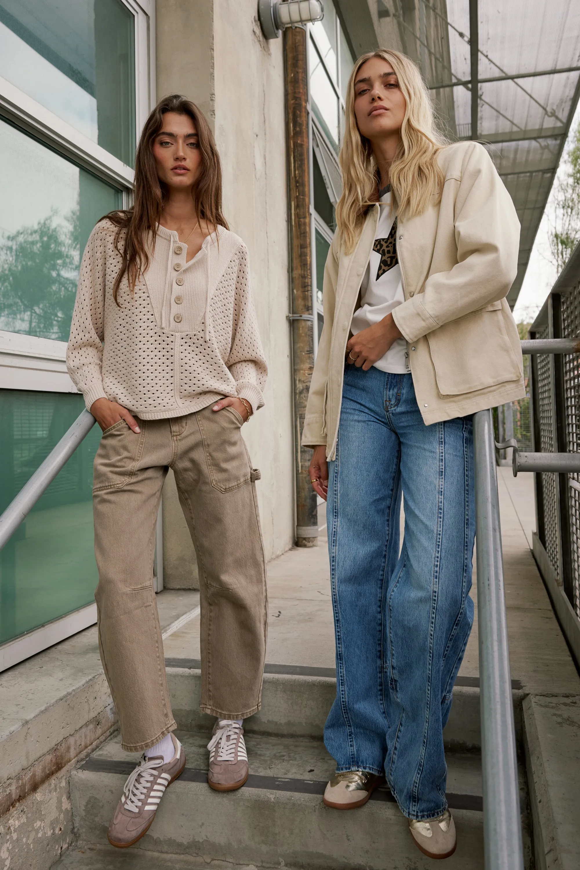 Scottie Barrel Jeans in Tan - FINAL SALE sold by bohme product image thumbnail 2