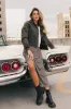 Krue Contrast Jacket in Olive sold by bohme