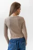 Leif Knit Top in Taupe sold by bohme