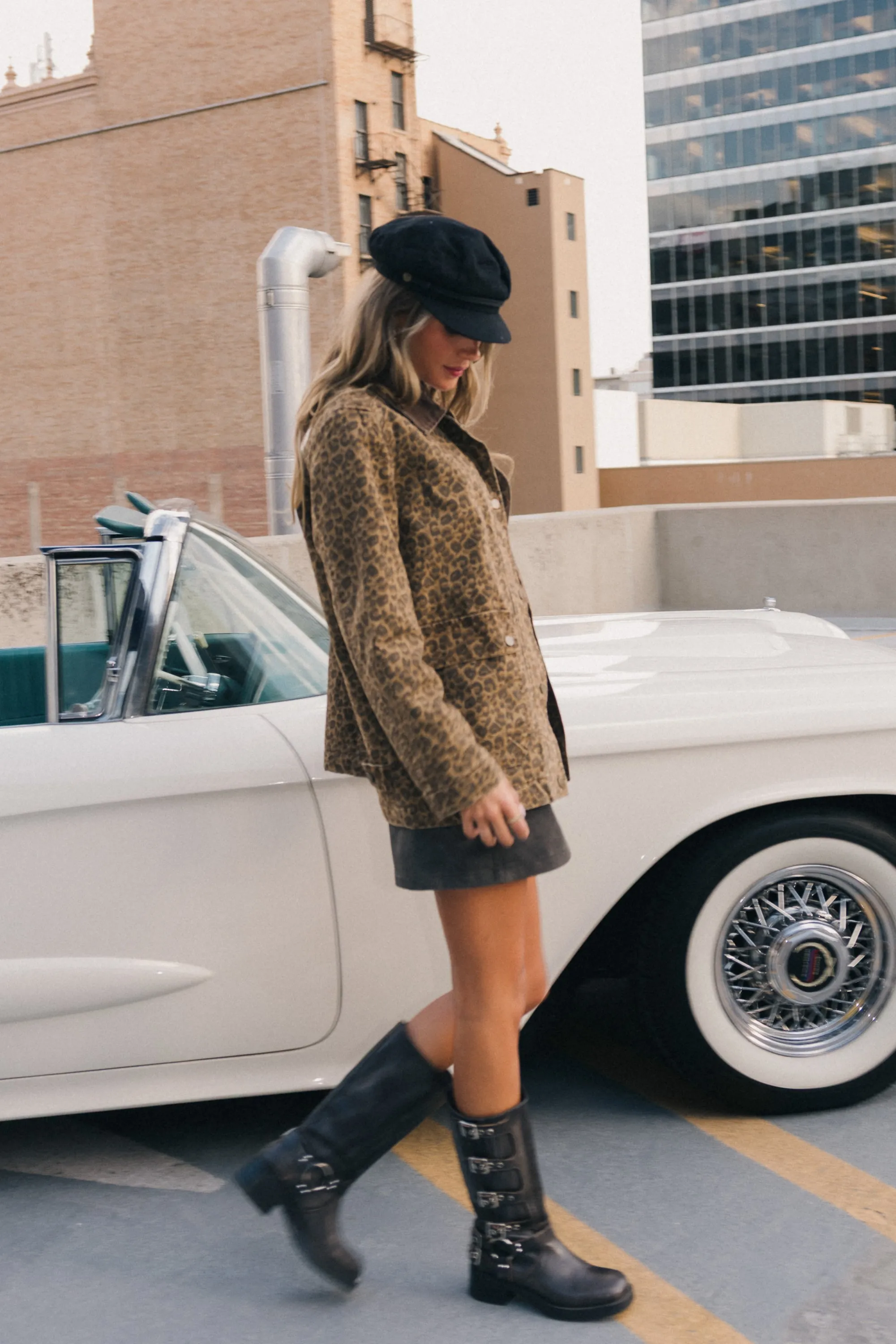 Karson Leopard Jacket sold by bohme product image thumbnail 3