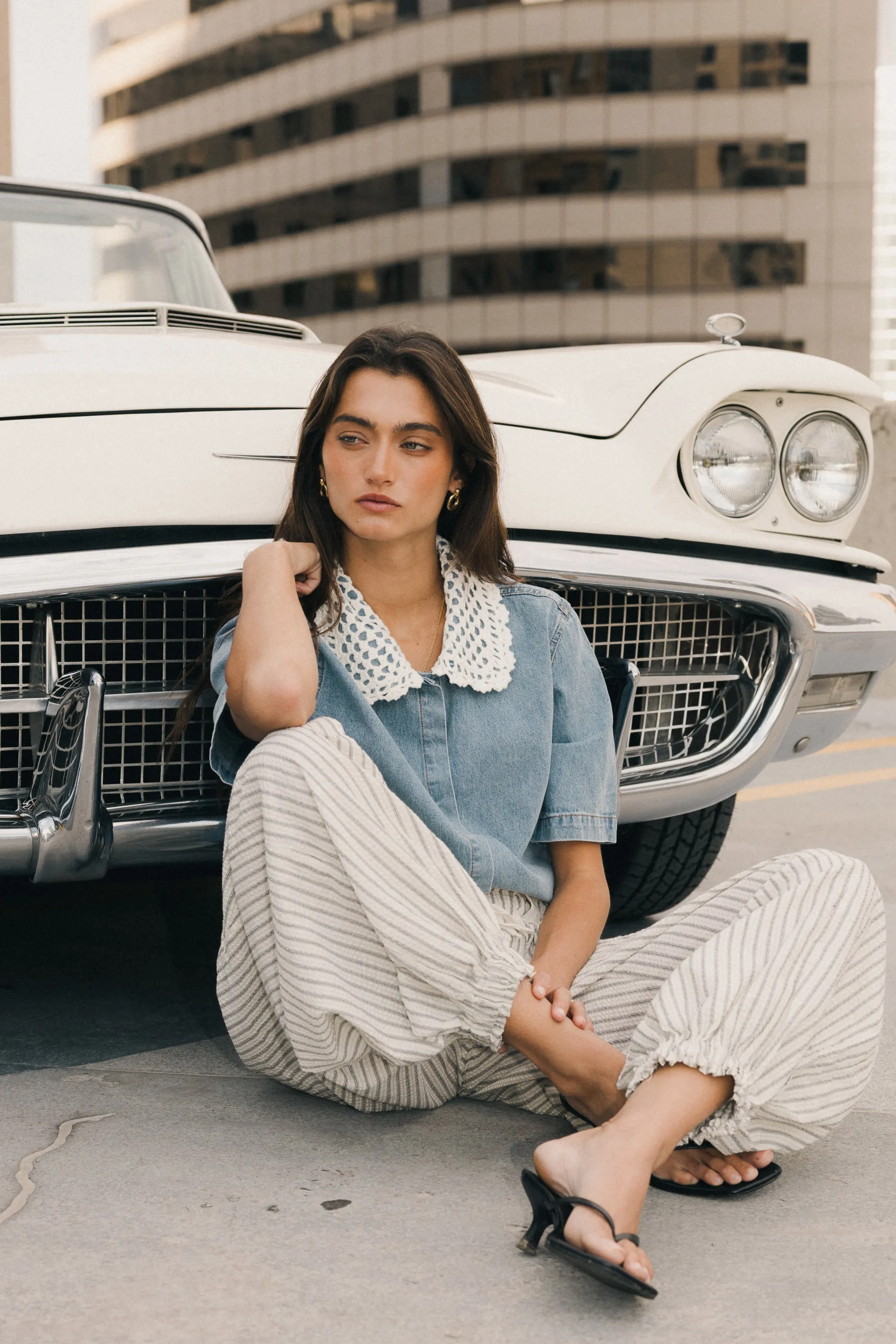 Pierce Denim Blouse sold by bohme product image thumbnail 3