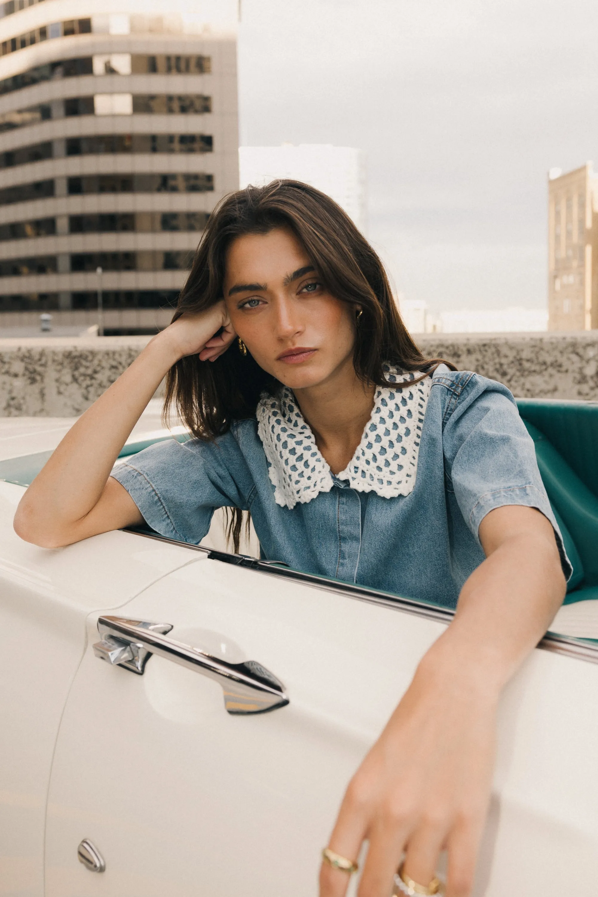 Pierce Denim Blouse sold by bohme product image thumbnail 4