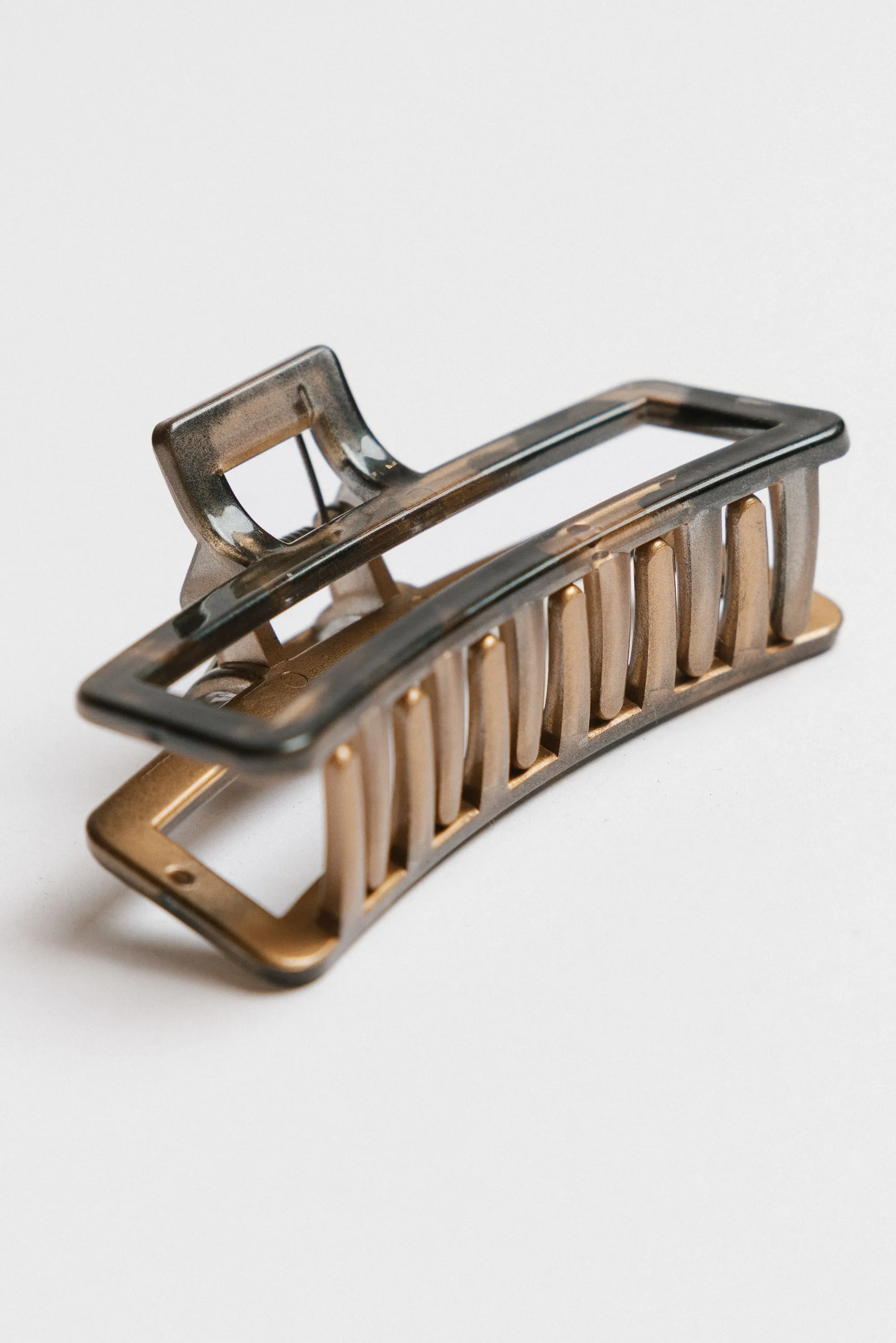 Abstract Cutout Claw Clip in Black sold by bohme product image thumbnail 3