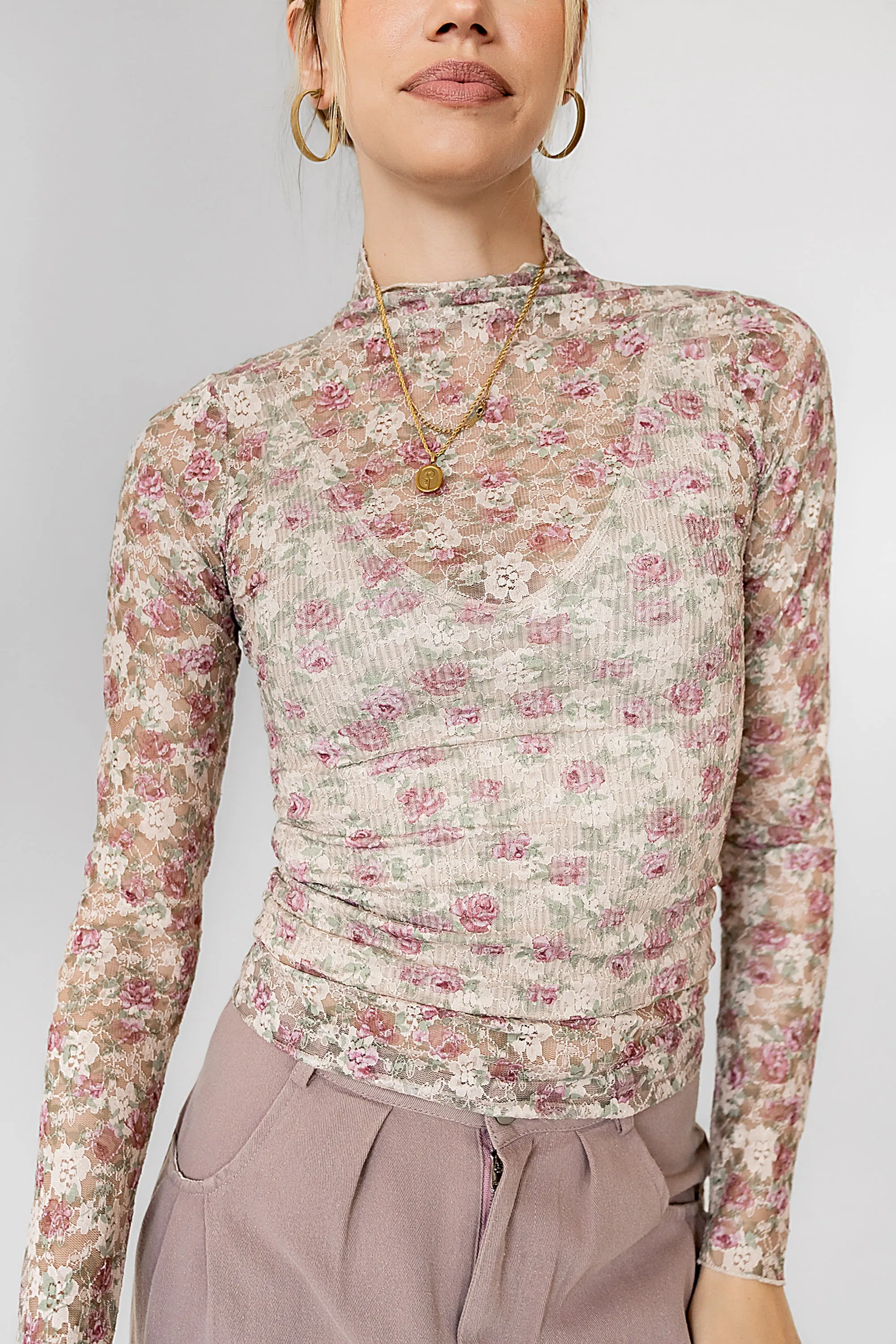 Renne Floral Lace Top sold by bohme product image thumbnail 5