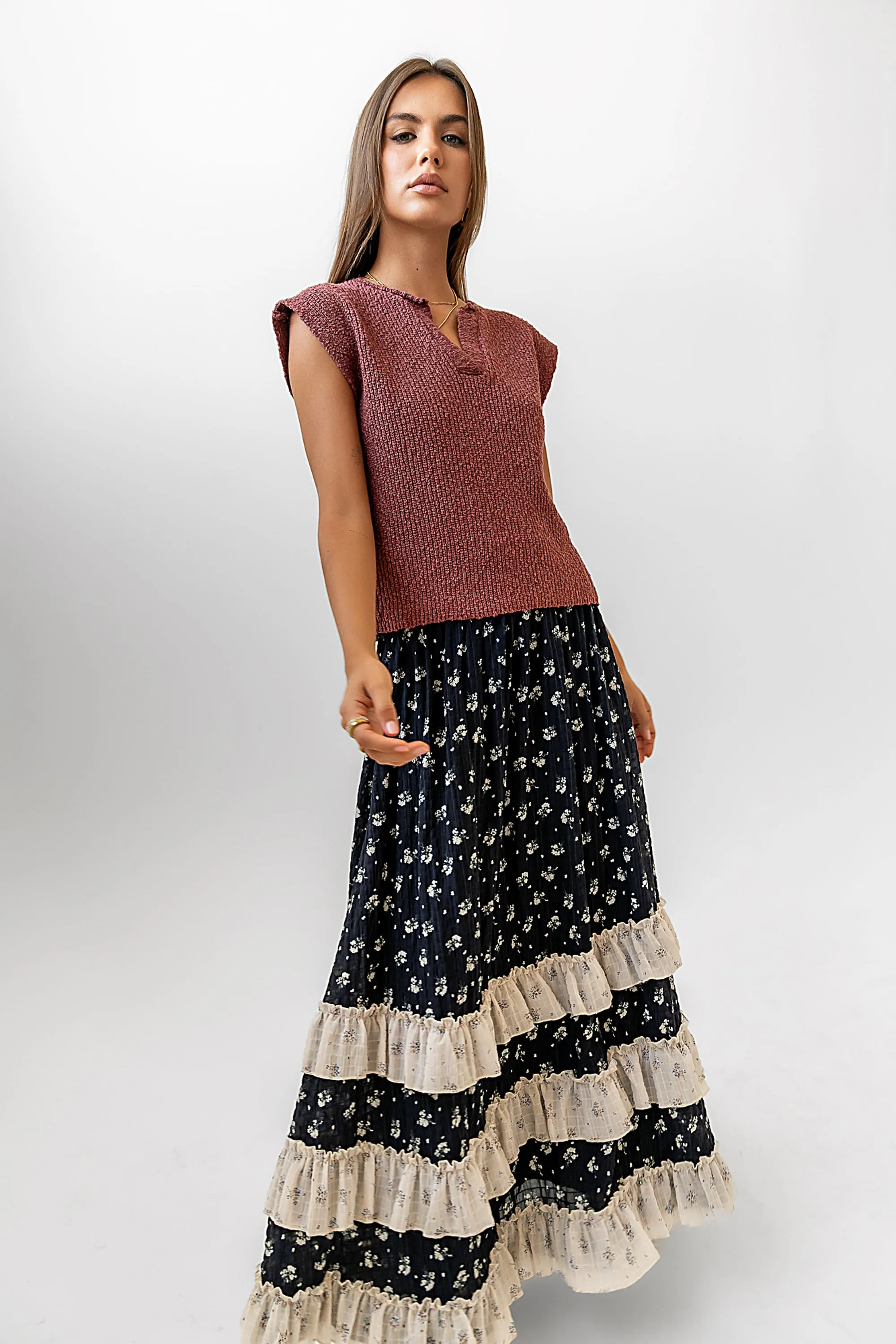 Aylin Sweater in Marsala sold by bohme product image thumbnail 3