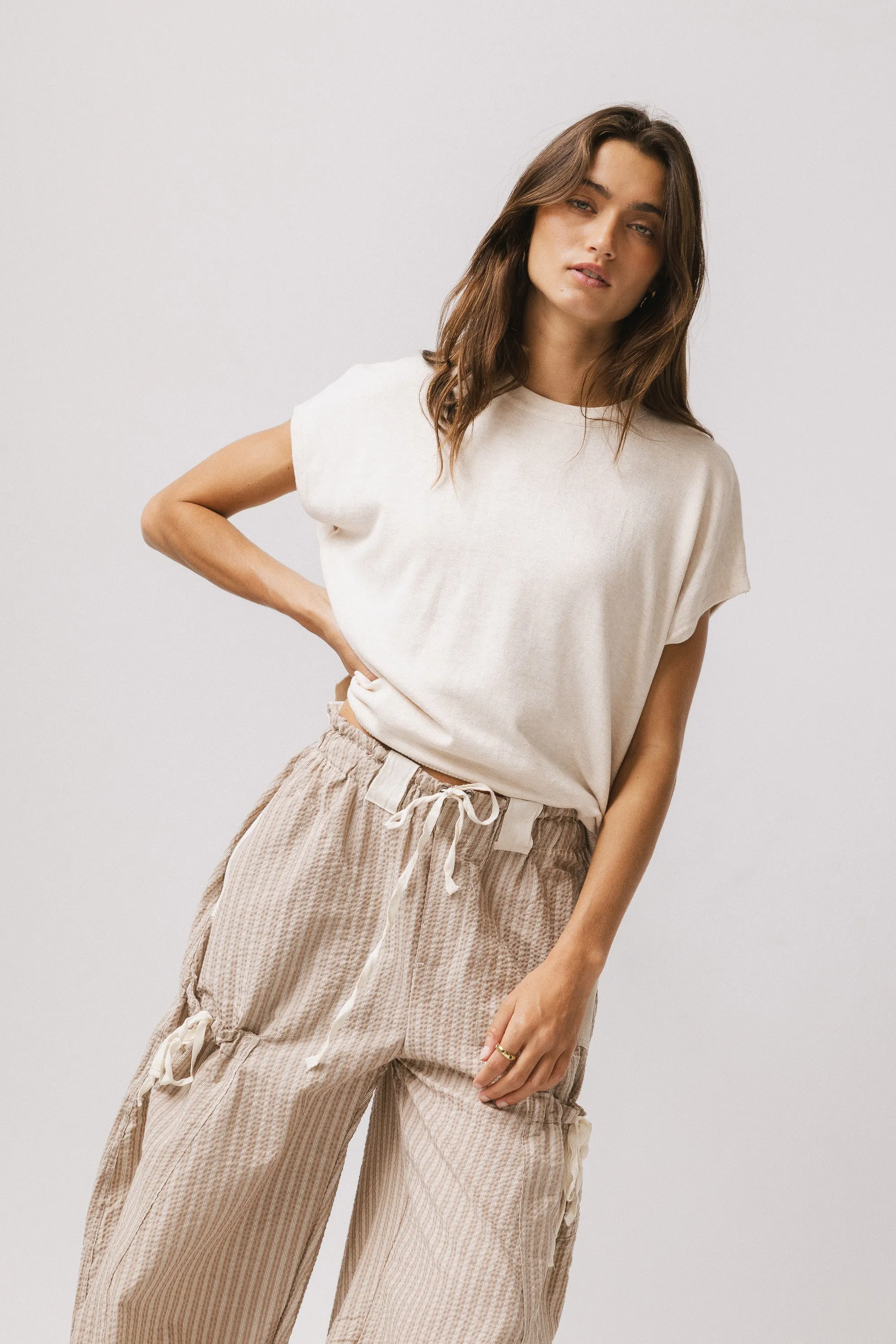 Jensen Knit Top in Oatmeal sold by bohme product image thumbnail 5