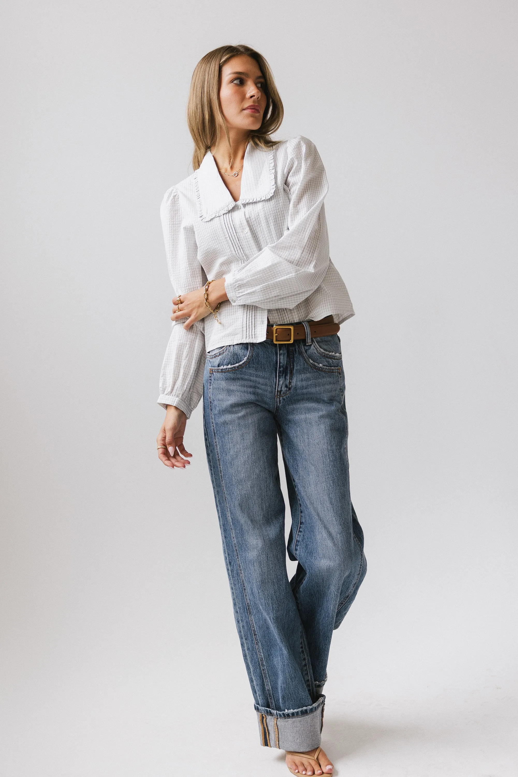 Allena Plaid Button Up sold by bohme product image thumbnail 3