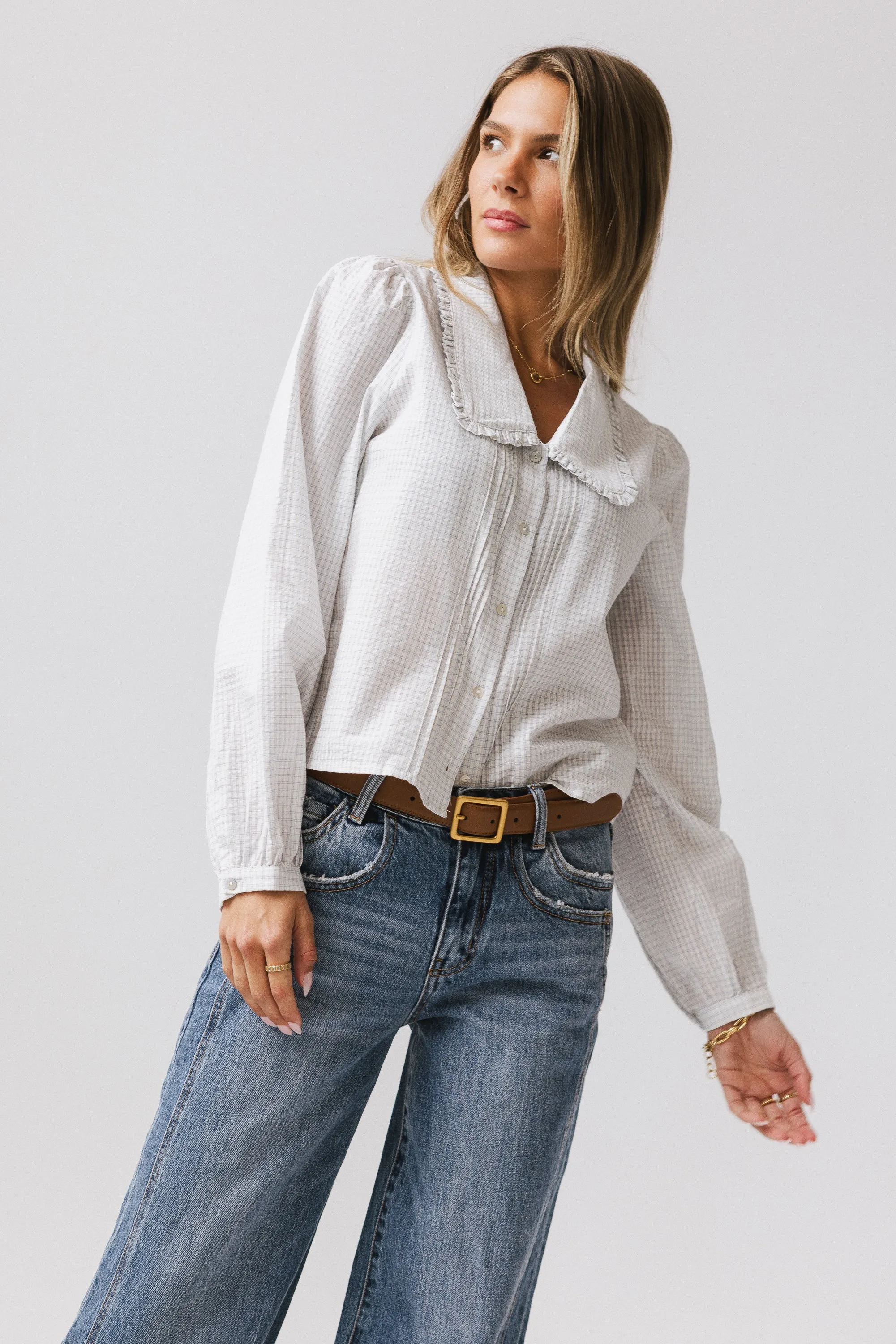 Allena Plaid Button Up sold by bohme product image thumbnail 5