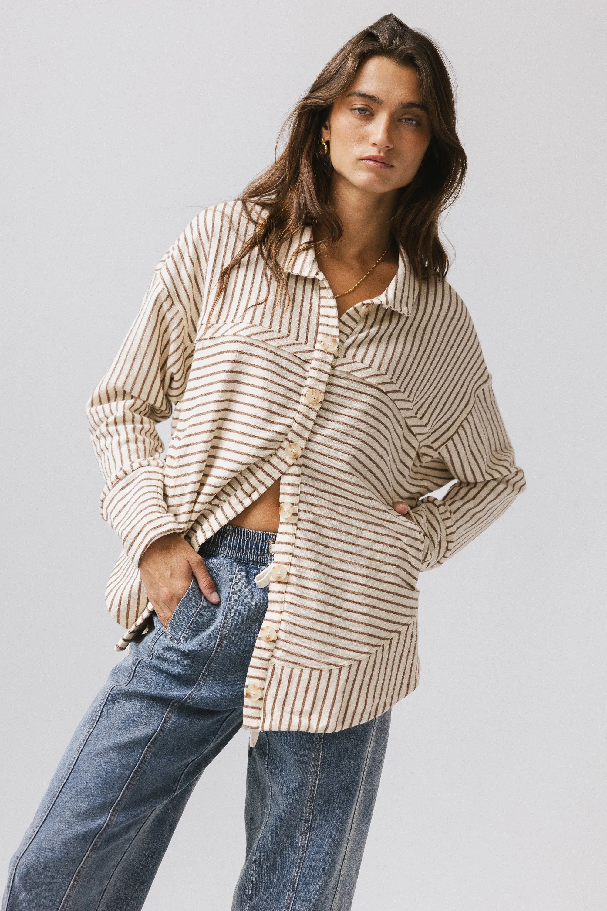 Ares Striped Button Up sold by bohme product image thumbnail 4