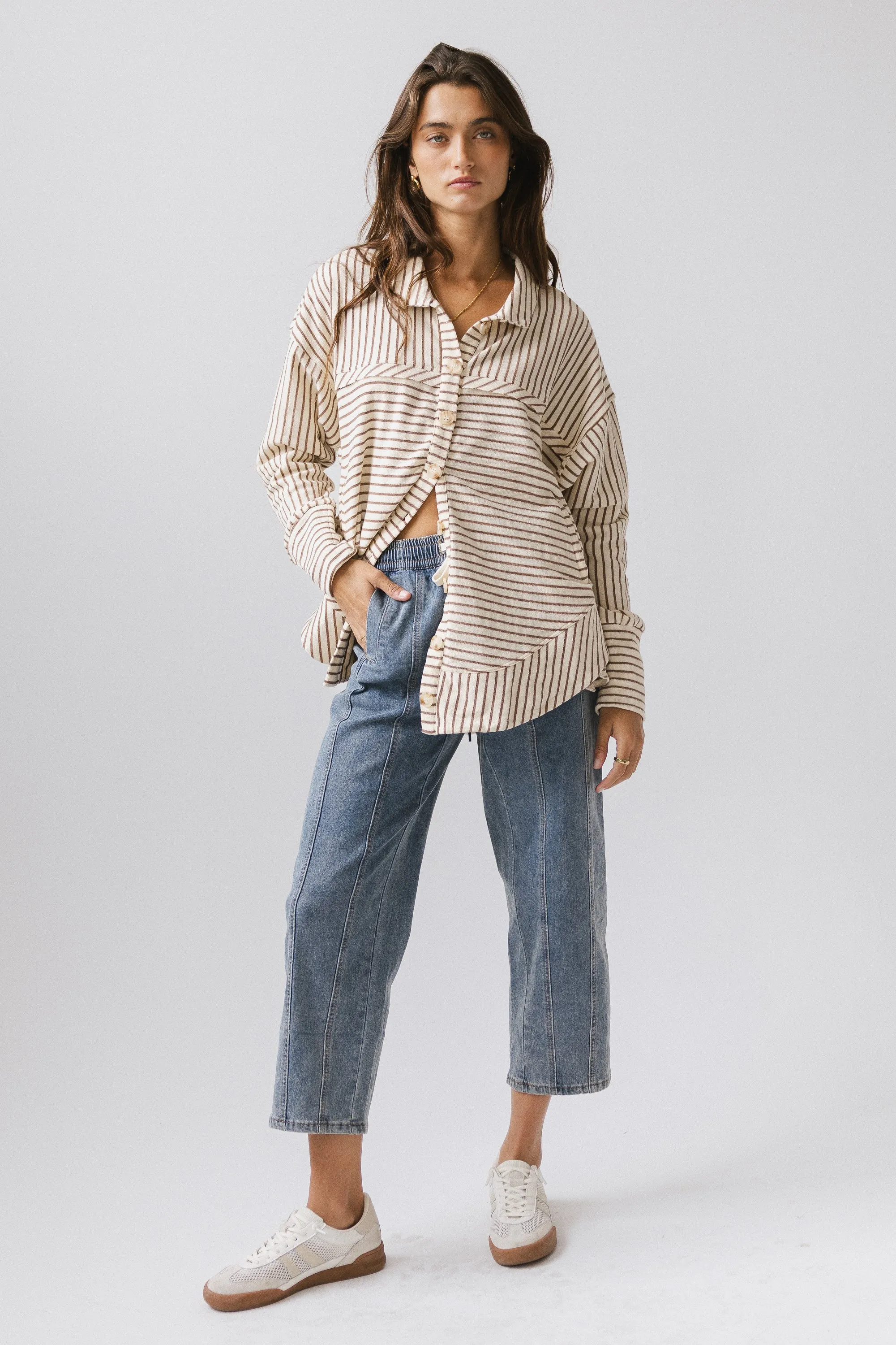 Ares Striped Button Up sold by bohme product image thumbnail 2