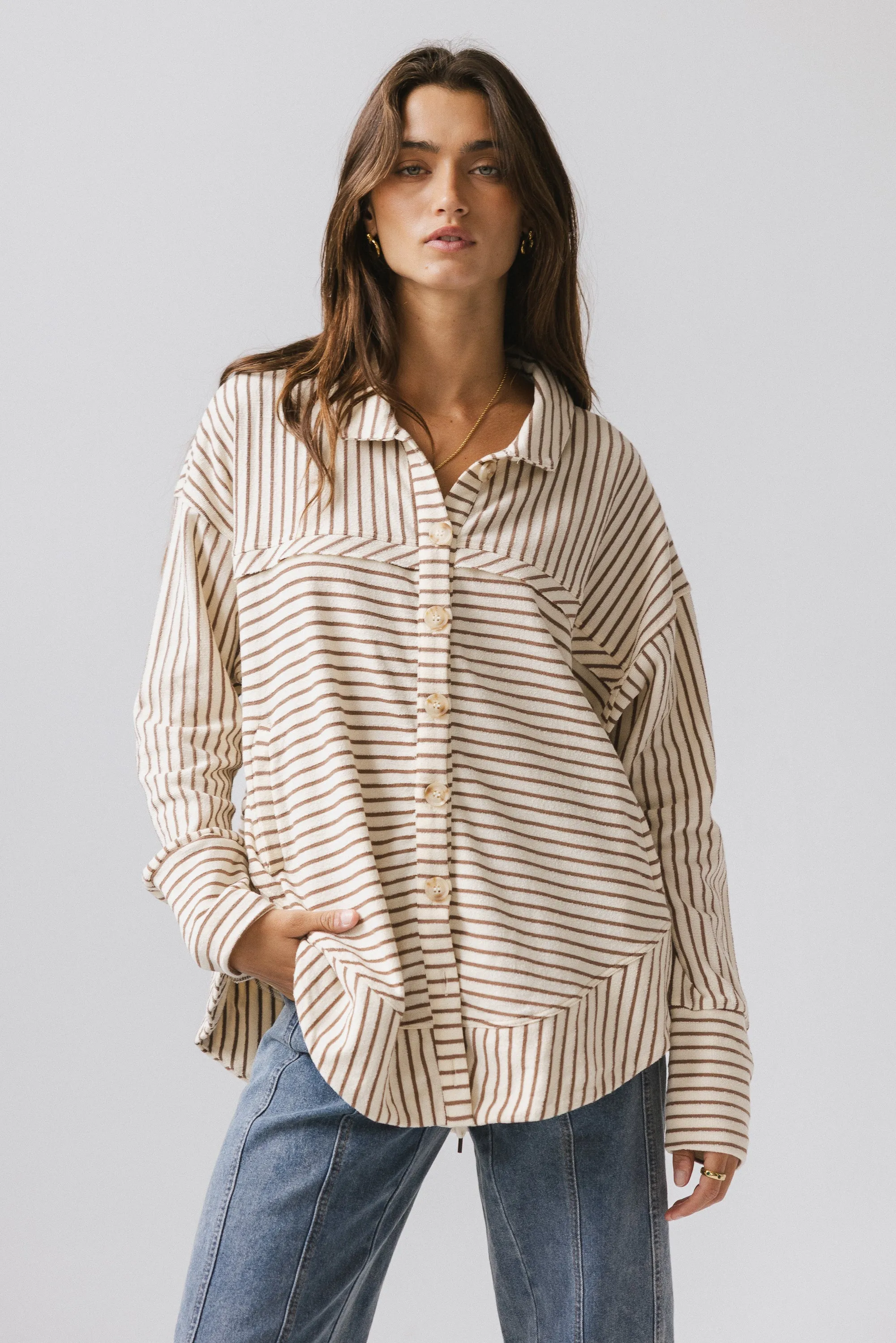 Ares Striped Button Up sold by bohme product image thumbnail 3
