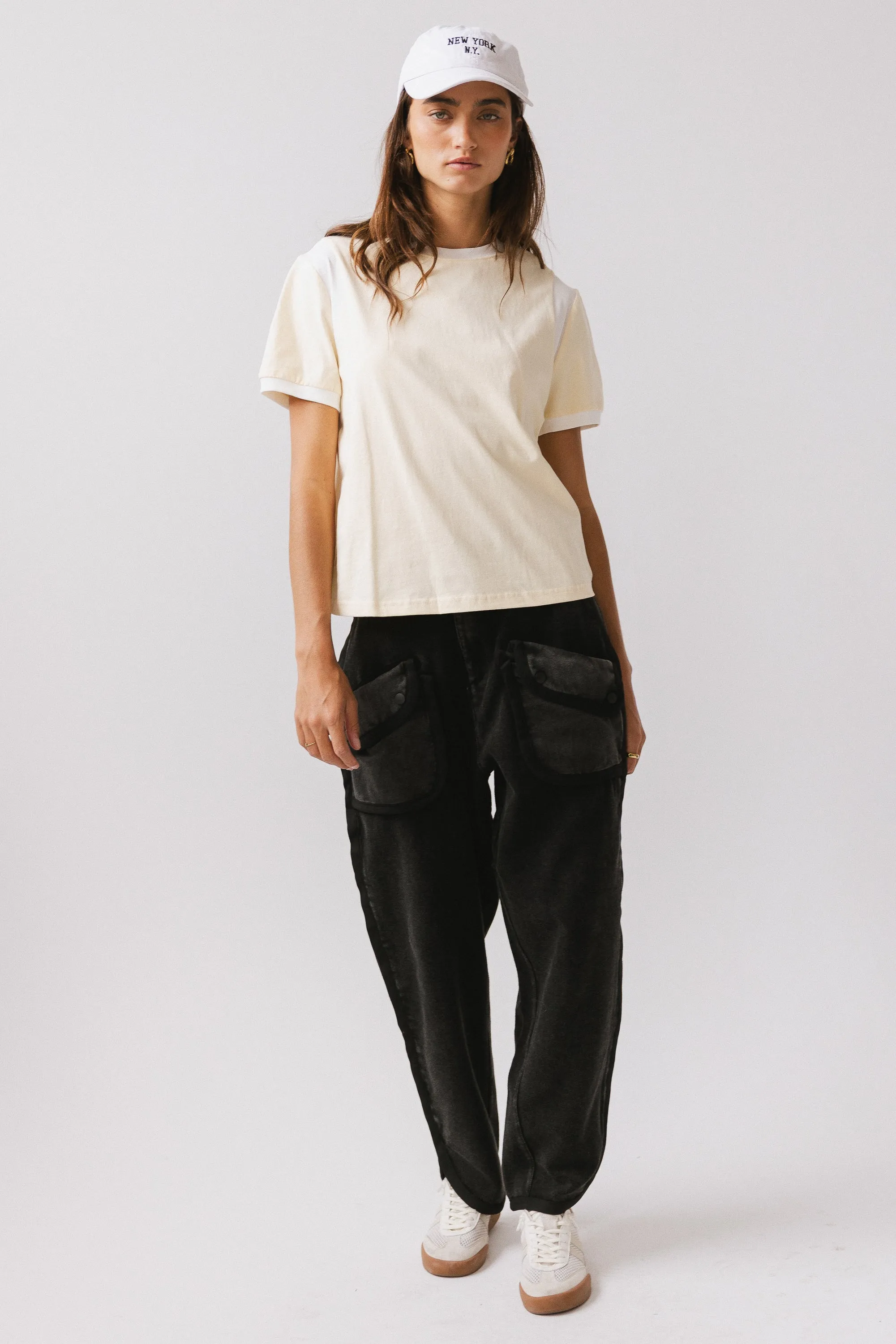 Emma Contrast Top in Yellow - FINAL SALE sold by bohme product image thumbnail 5