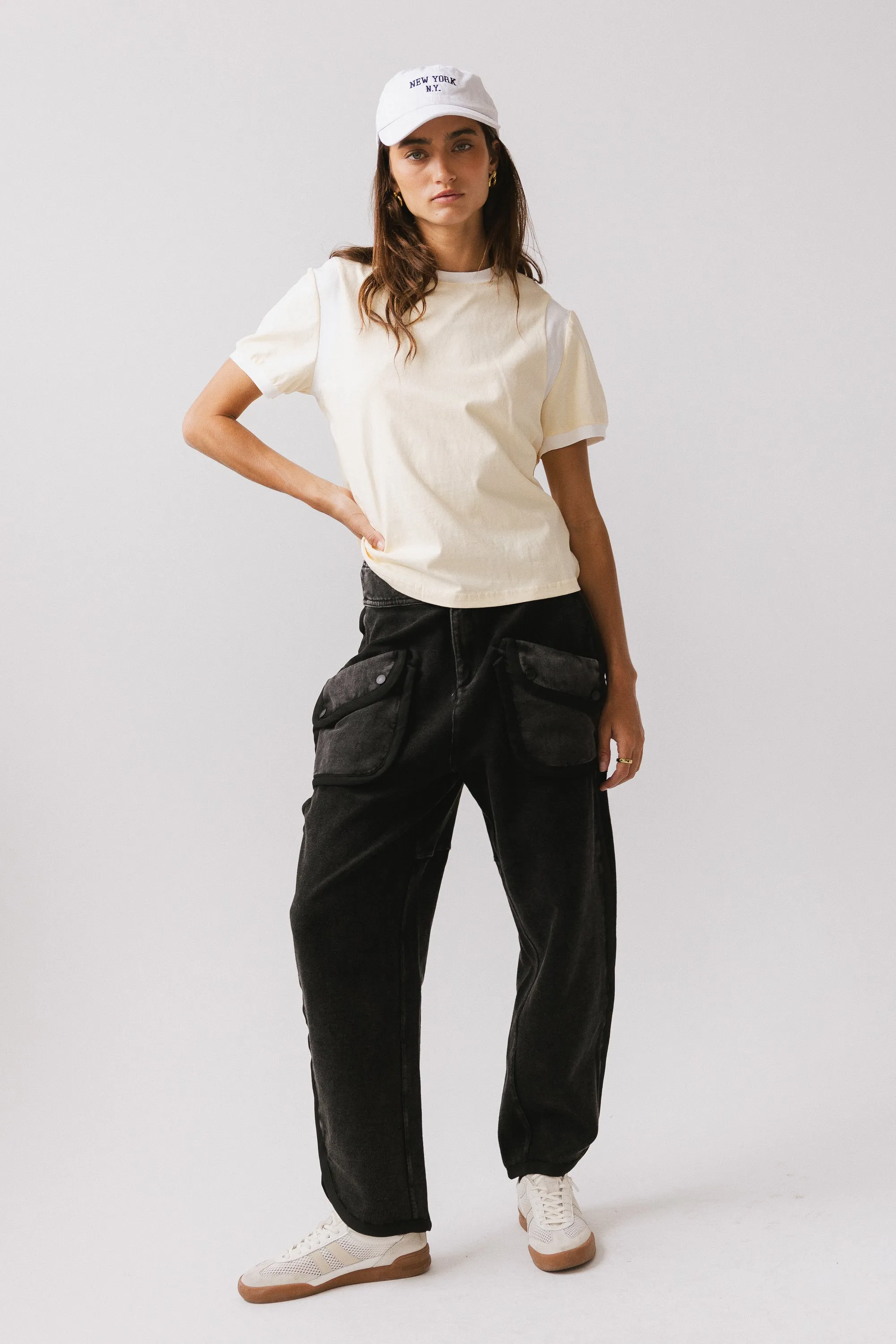 Emma Contrast Top in Yellow - FINAL SALE sold by bohme product image thumbnail 2