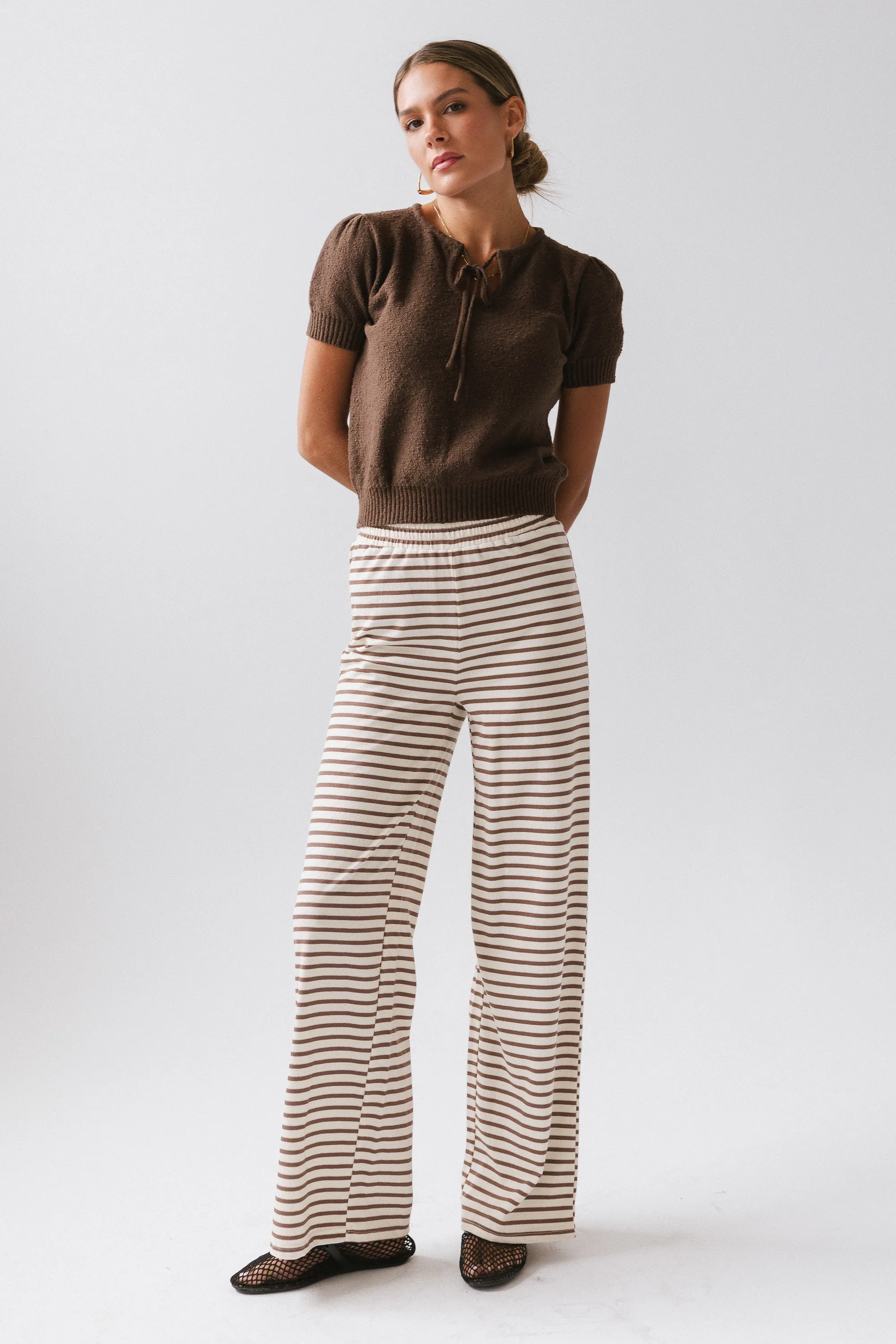 Colby Striped Wide Leg Pants - FINAL SALE sold by bohme product image thumbnail 3