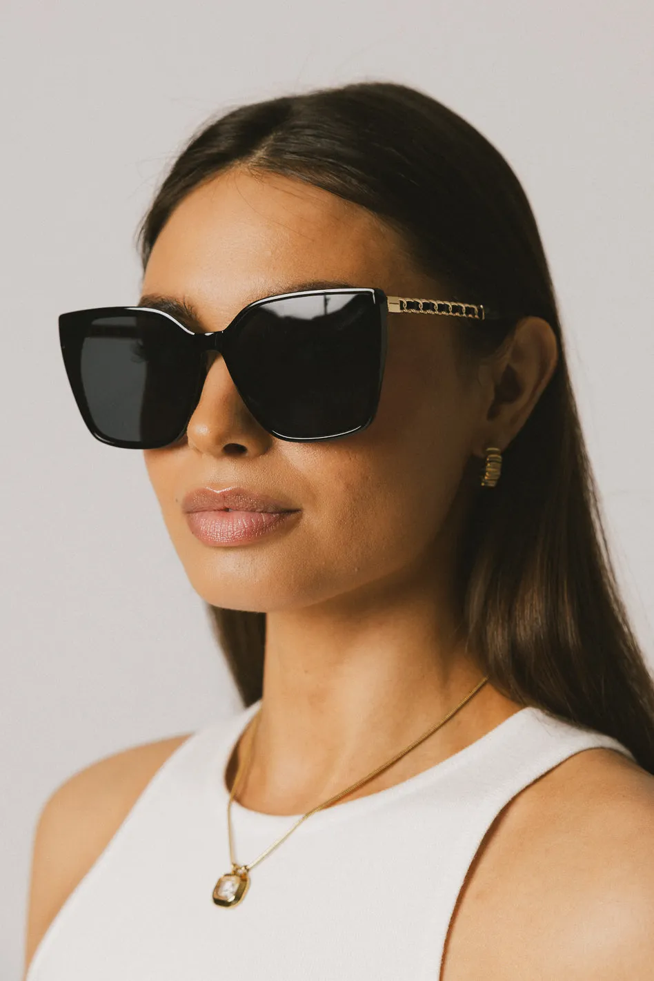 Jade Oversized Sunglasses sold by bohme product image thumbnail 2