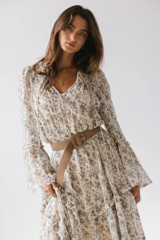 Luna Floral Maxi Dress sold by bohme
