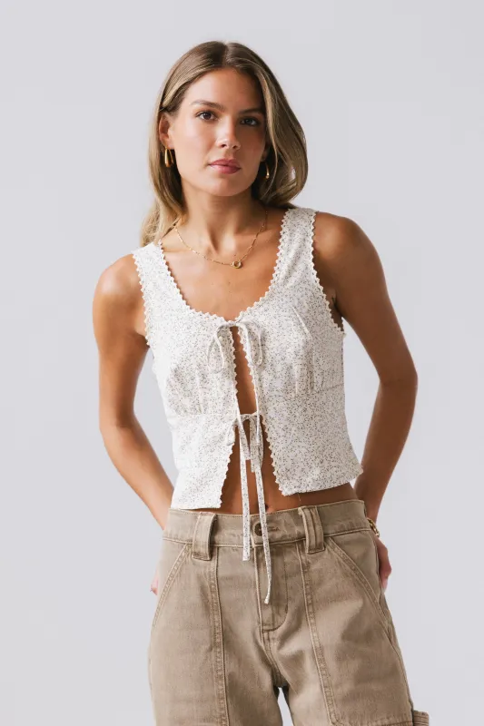 Warren Floral Tank Top sold by bohme