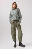 Miriam Striped Cardigan in Forest sold by bohme