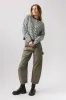 Miriam Striped Cardigan in Forest sold by bohme