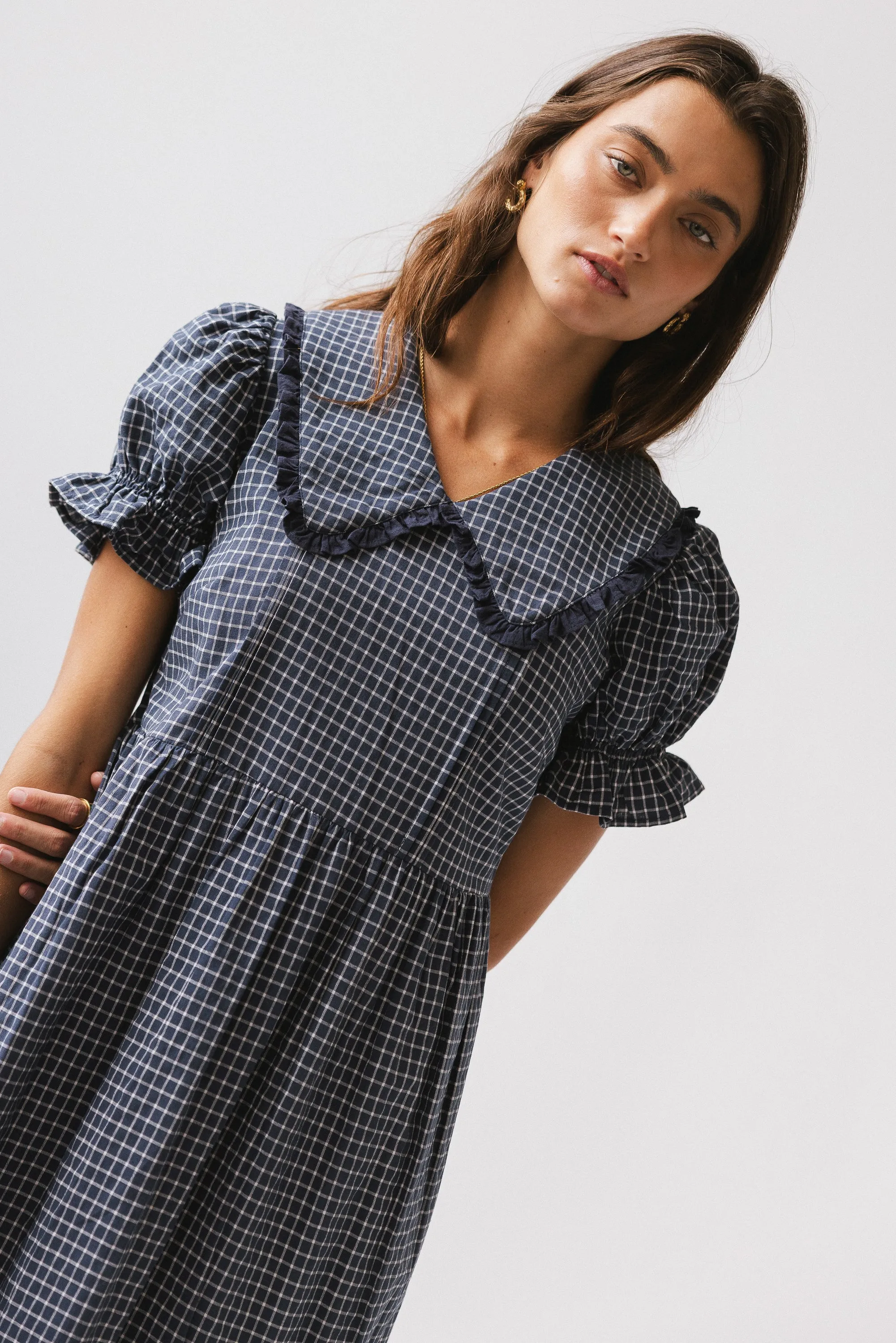 Sammie Plaid Midi Dress sold by bohme product image thumbnail 5