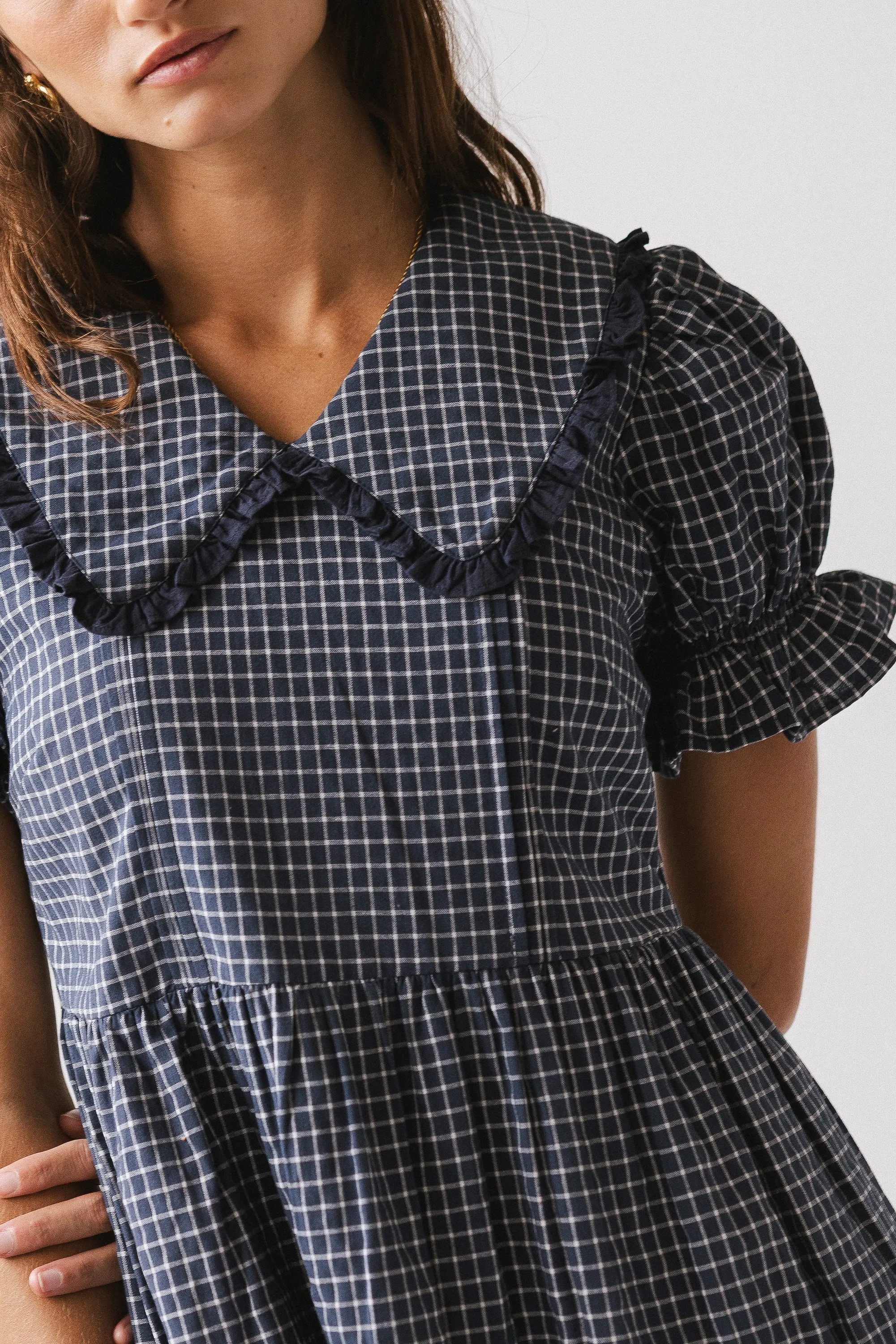 Sammie Plaid Midi Dress sold by bohme product image thumbnail 3