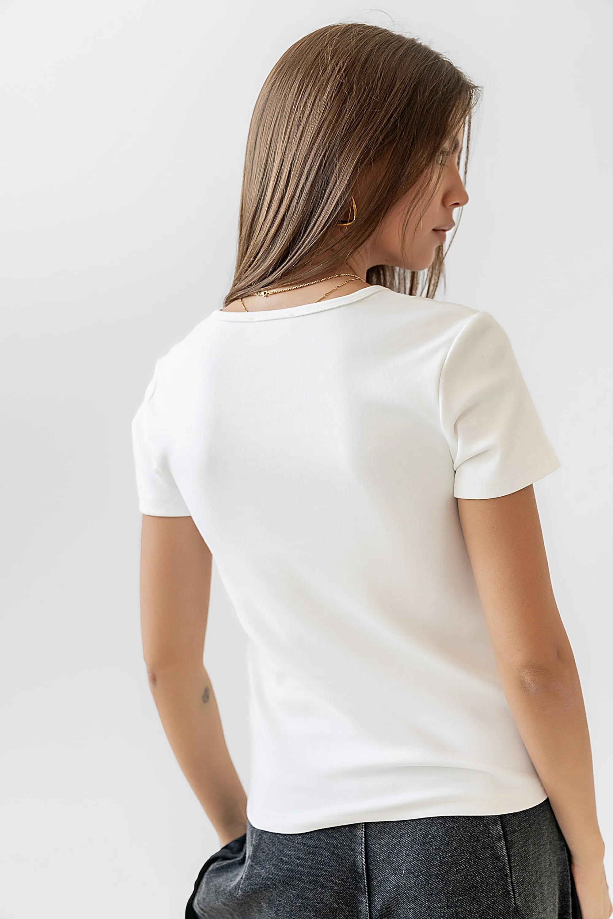 Mavis Basic Tee sold by bohme product image thumbnail 3