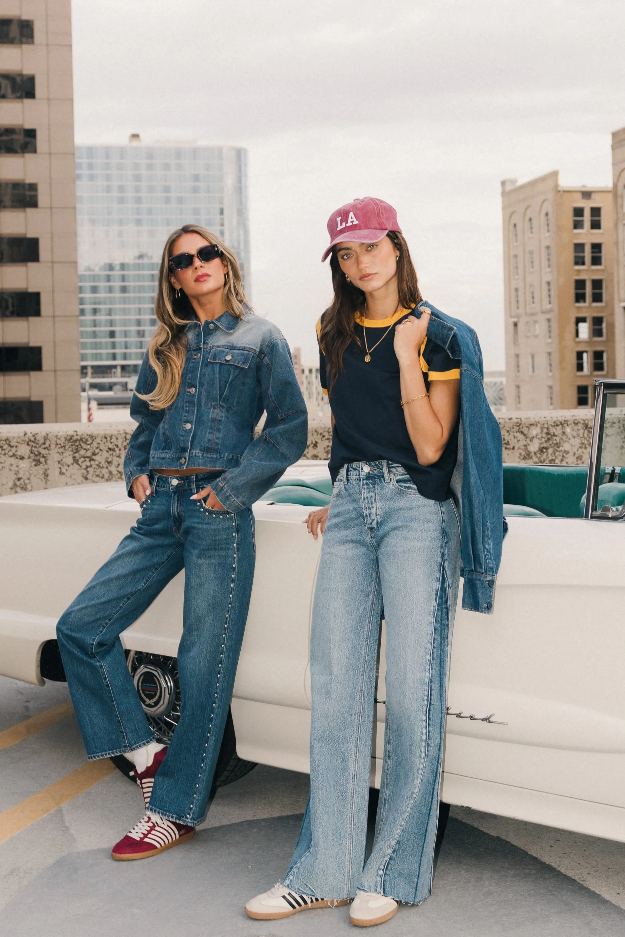 Emma Contrast Top in Navy sold by bohme product image thumbnail 2