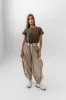 Selena Rolled Sleeve Shirt in Olive sold by bohme