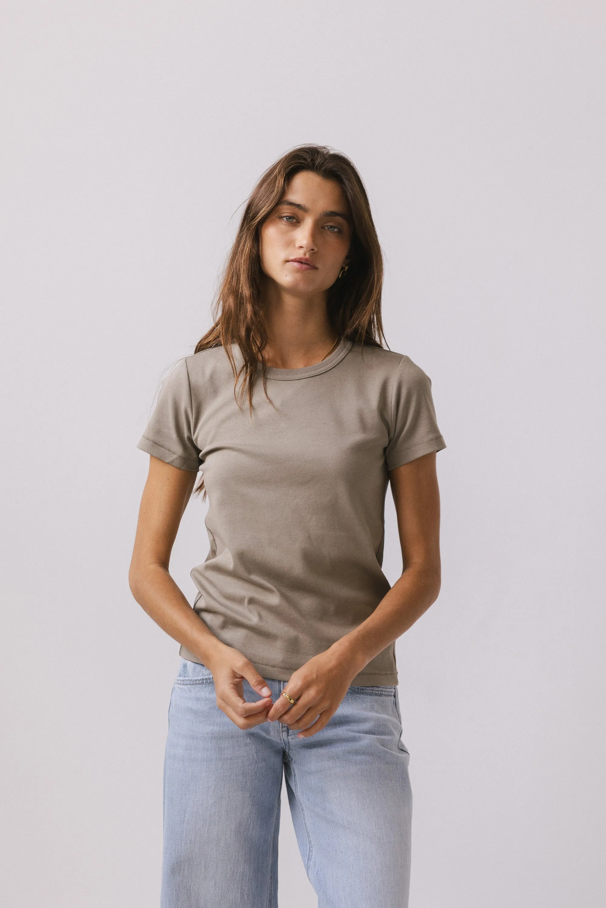 Mckenna T-Shirt in Olive sold by bohme product image thumbnail 4
