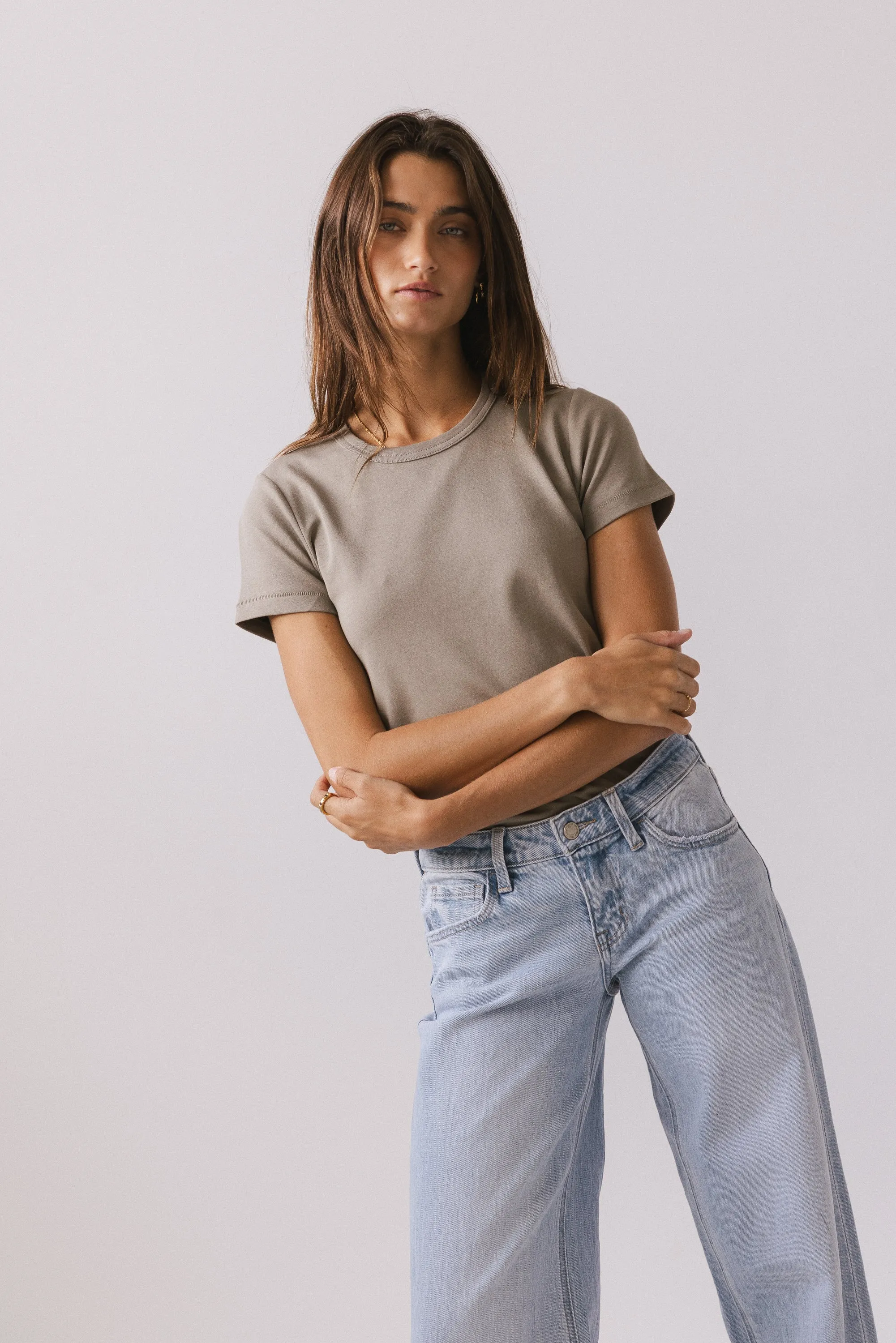 Mckenna T-Shirt in Olive sold by bohme product image thumbnail 2