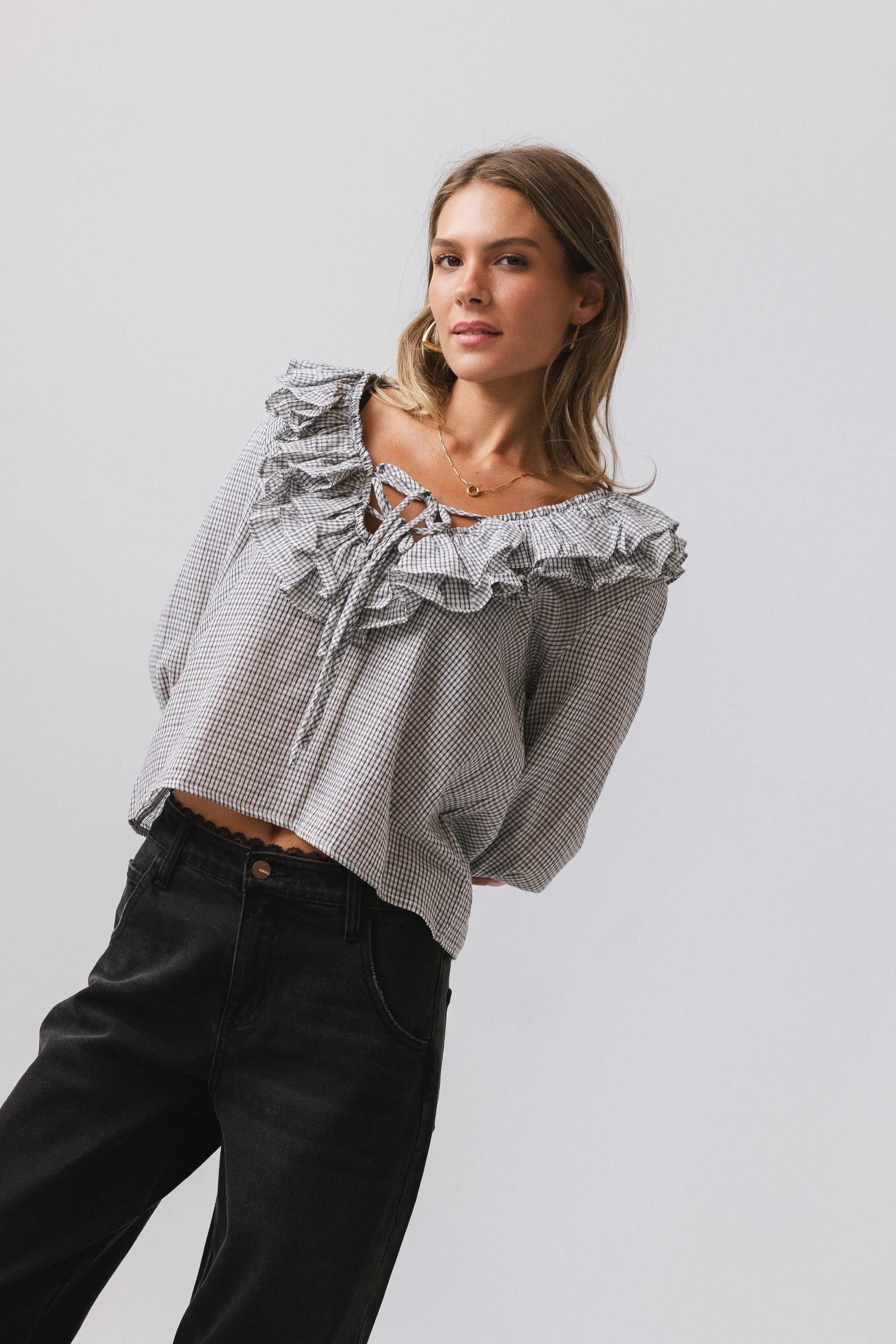 Rio Ruffle Blouse - FINAL SALE sold by bohme product image thumbnail 4
