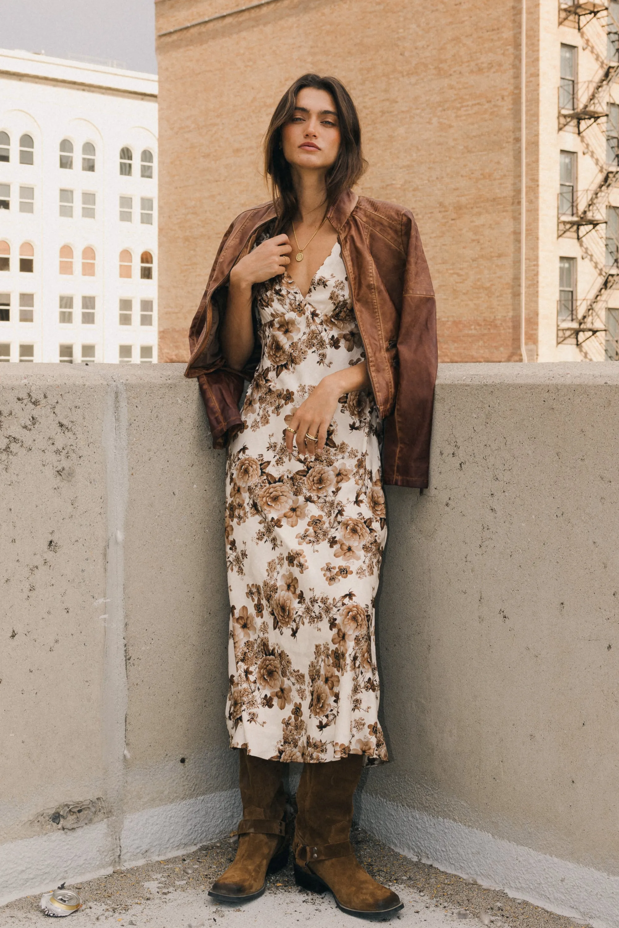 Isabella Floral Maxi Dress sold by bohme product image thumbnail 5