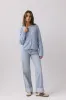 Azuline Knit Cardigan in Powder Blue sold by bohme