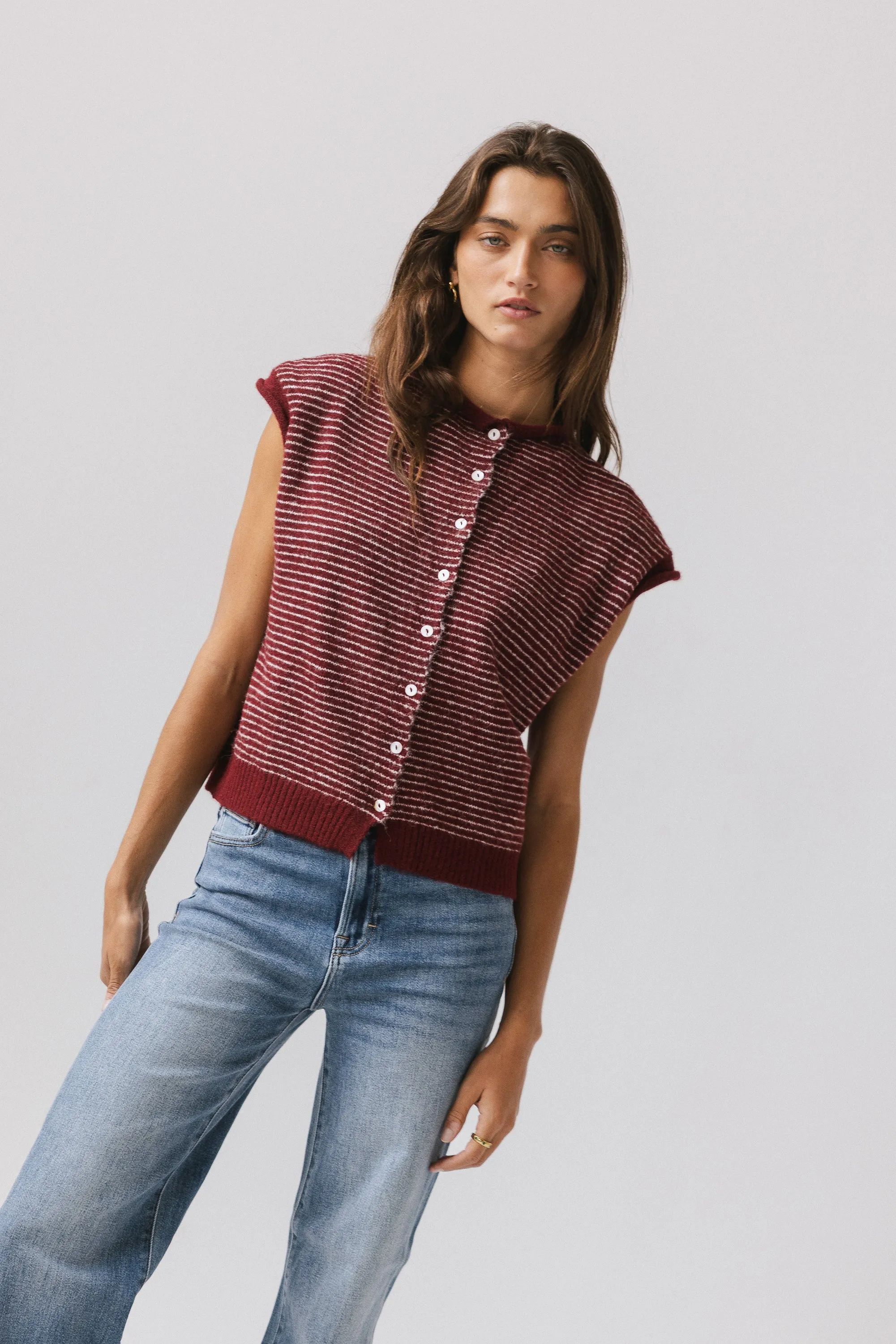 Clark Cardigan in Wine sold by bohme product image thumbnail 4