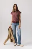 Clark Cardigan in Wine sold by bohme