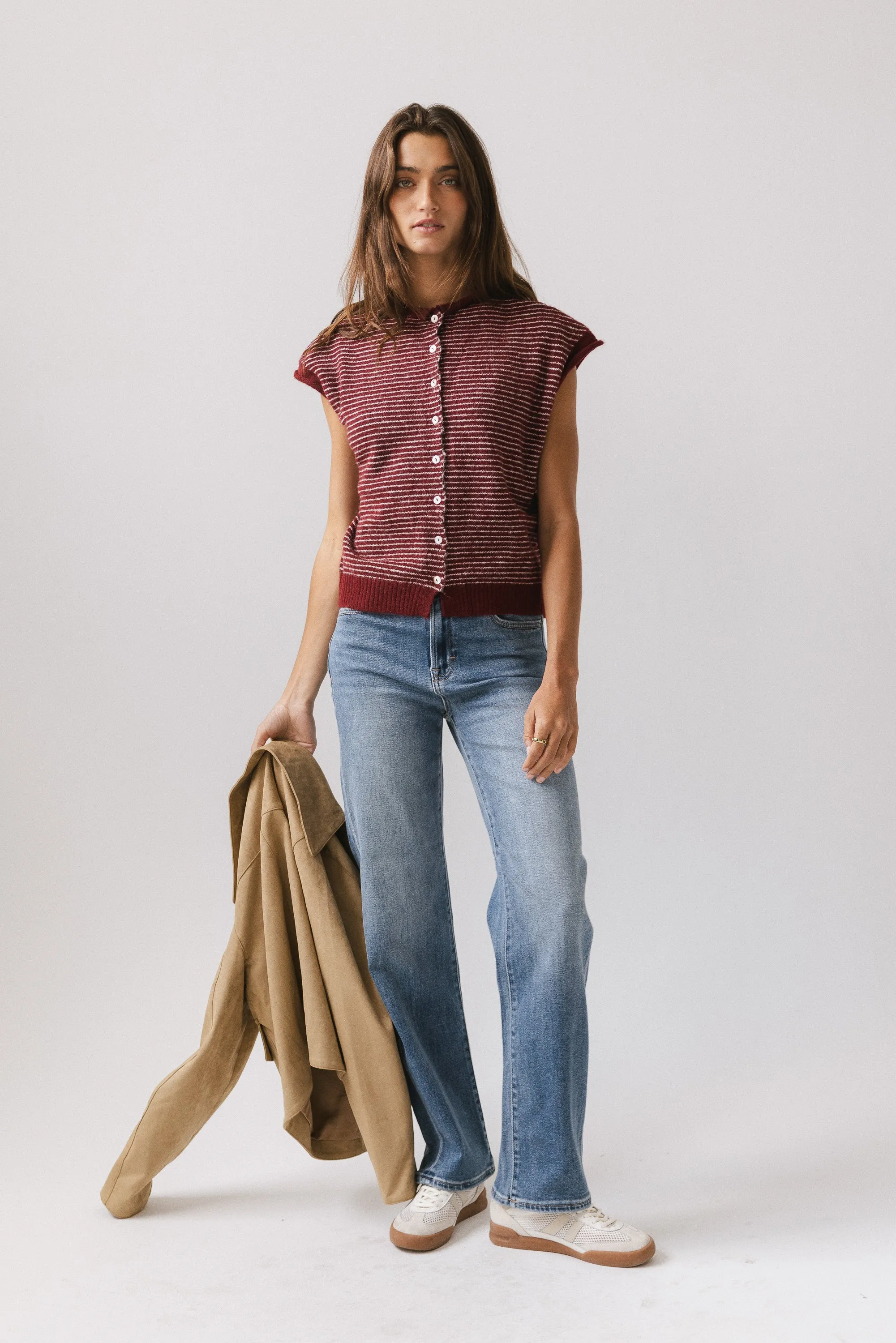 Clark Cardigan in Wine sold by bohme product image thumbnail 2