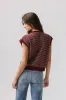 Clark Cardigan in Wine sold by bohme