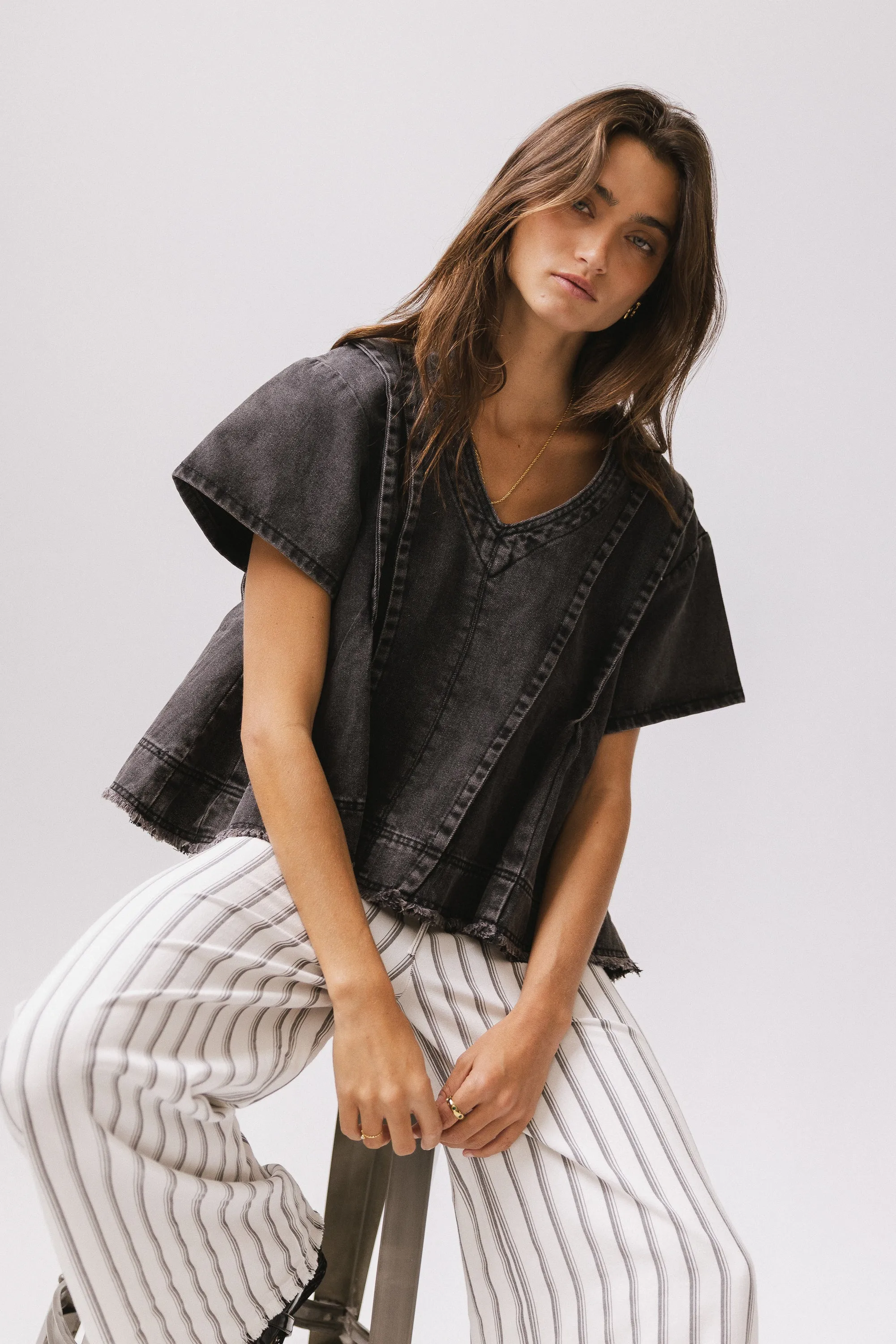 Ashley Oversized Blouse sold by bohme