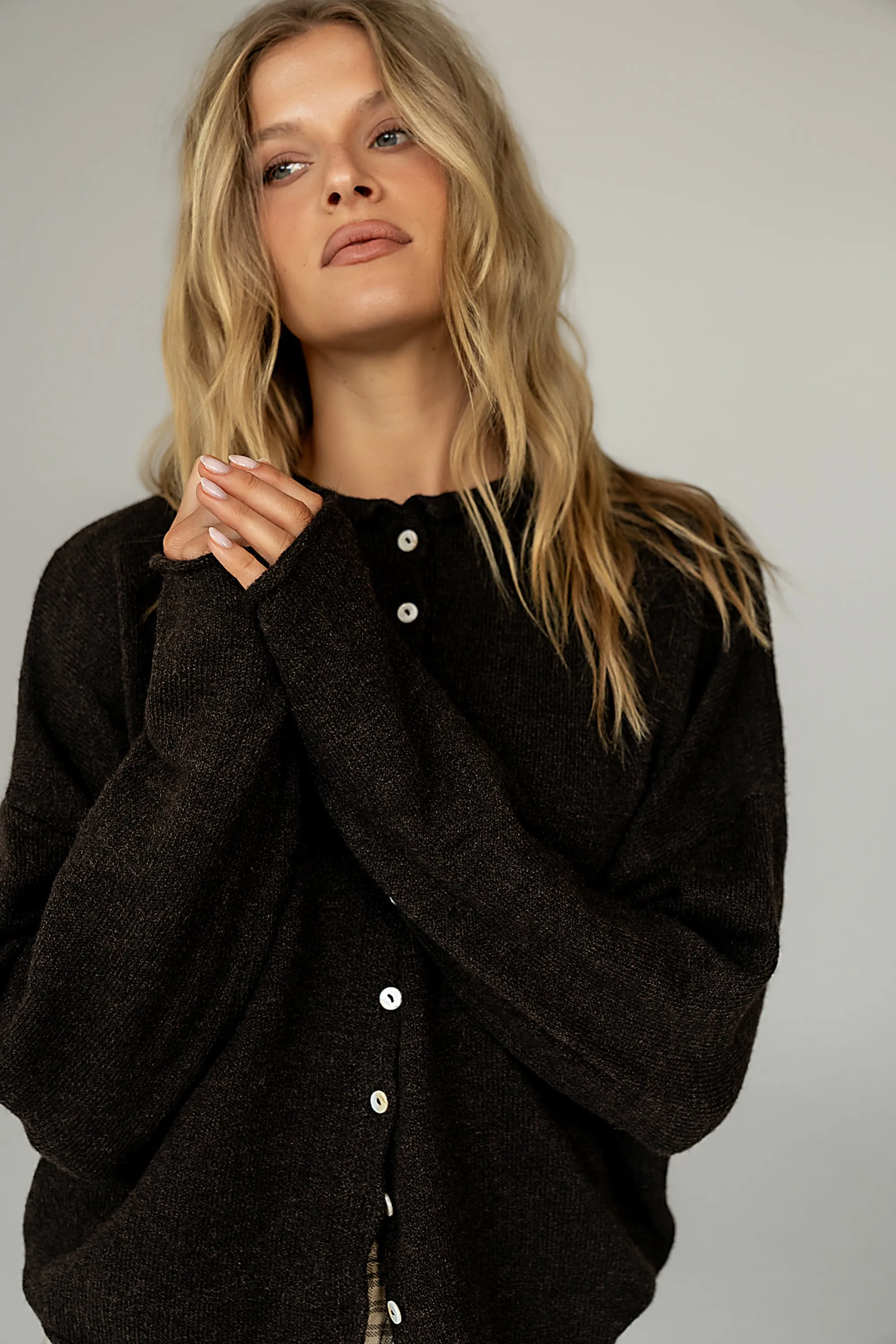 Maci Cardigan in Brown sold by bohme product image thumbnail 4